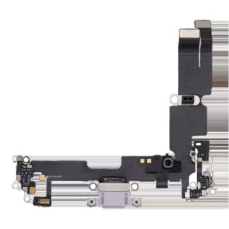 Ladebuchse Flexkabel für iPhone 14 Plus (ausgebautes Originalteil) (Purple (Violett))