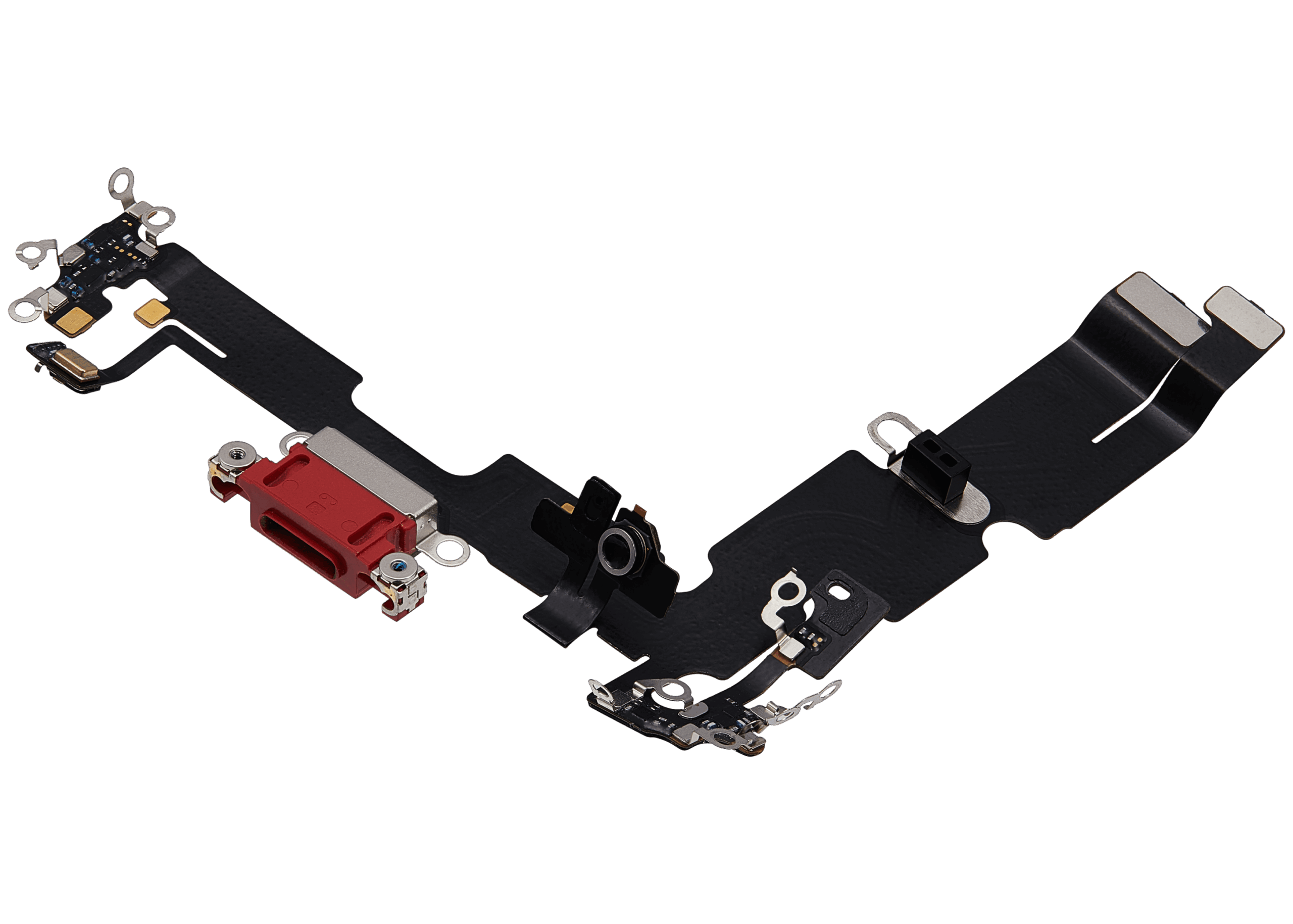 Ladebuchse Flexkabel für iPhone 14 Plus (ausgebautes Originalteil) (Red (Rot)) – Bild 4