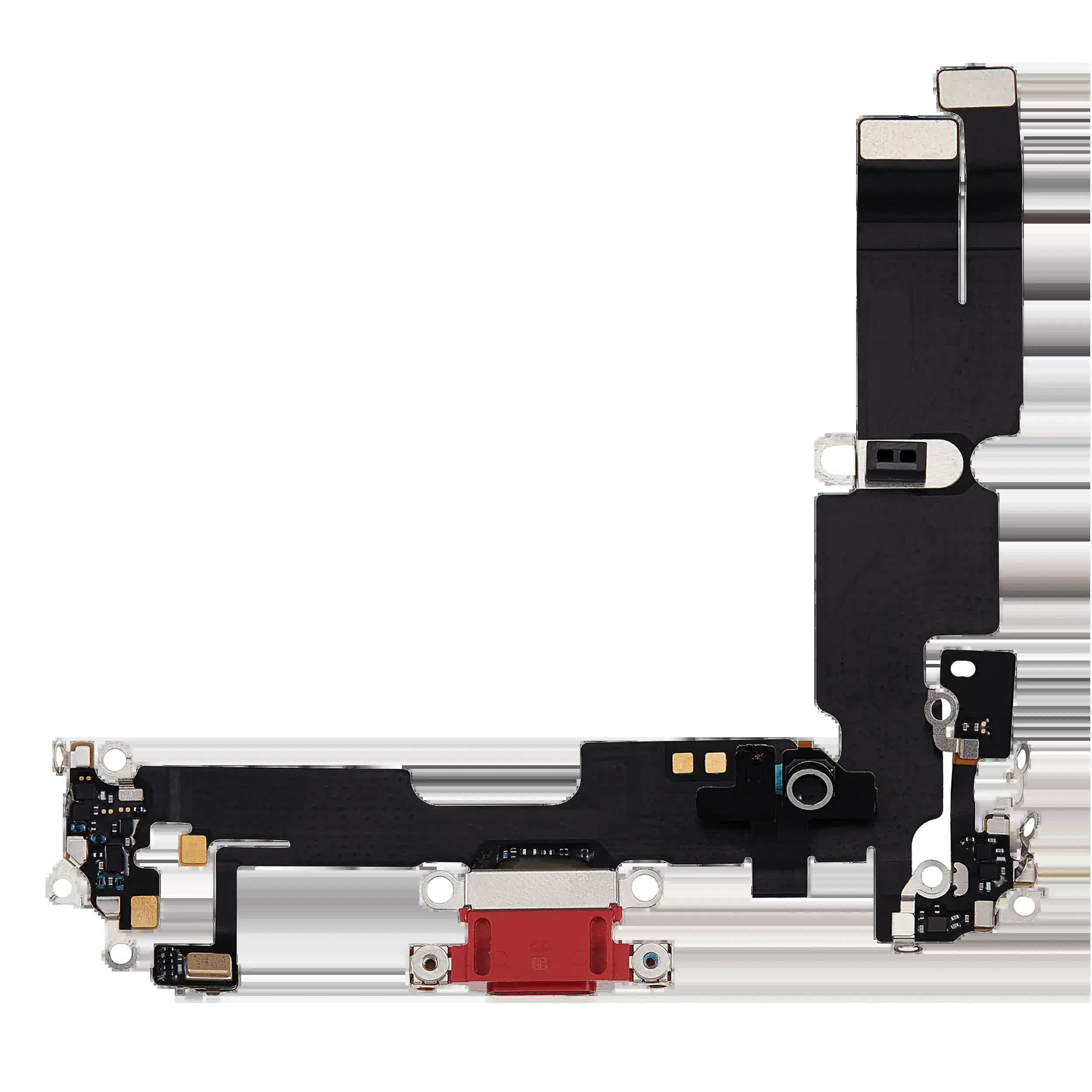 Ladebuchse Flexkabel für iPhone 14 Plus (ausgebautes Originalteil) (Red (Rot))
