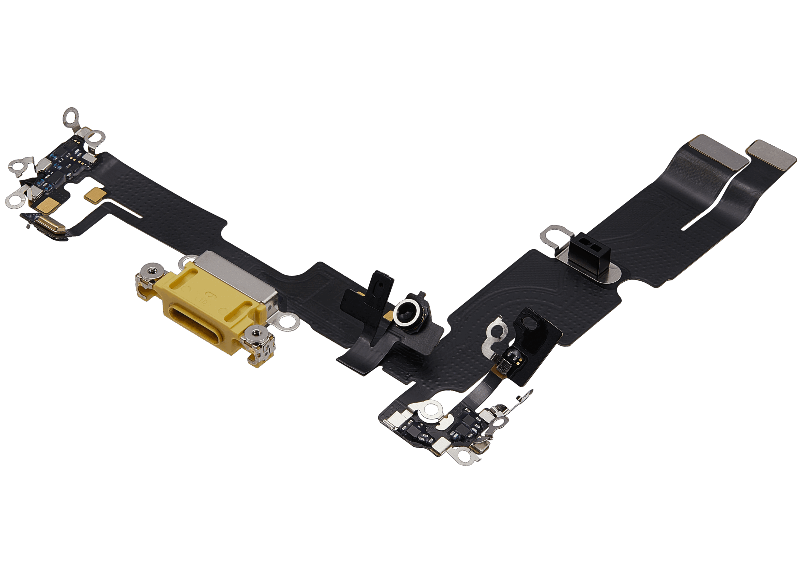 Ladebuchse Flexkabel für iPhone 14 Plus (ausgebautes Originalteil) (Yellow) – Bild 4