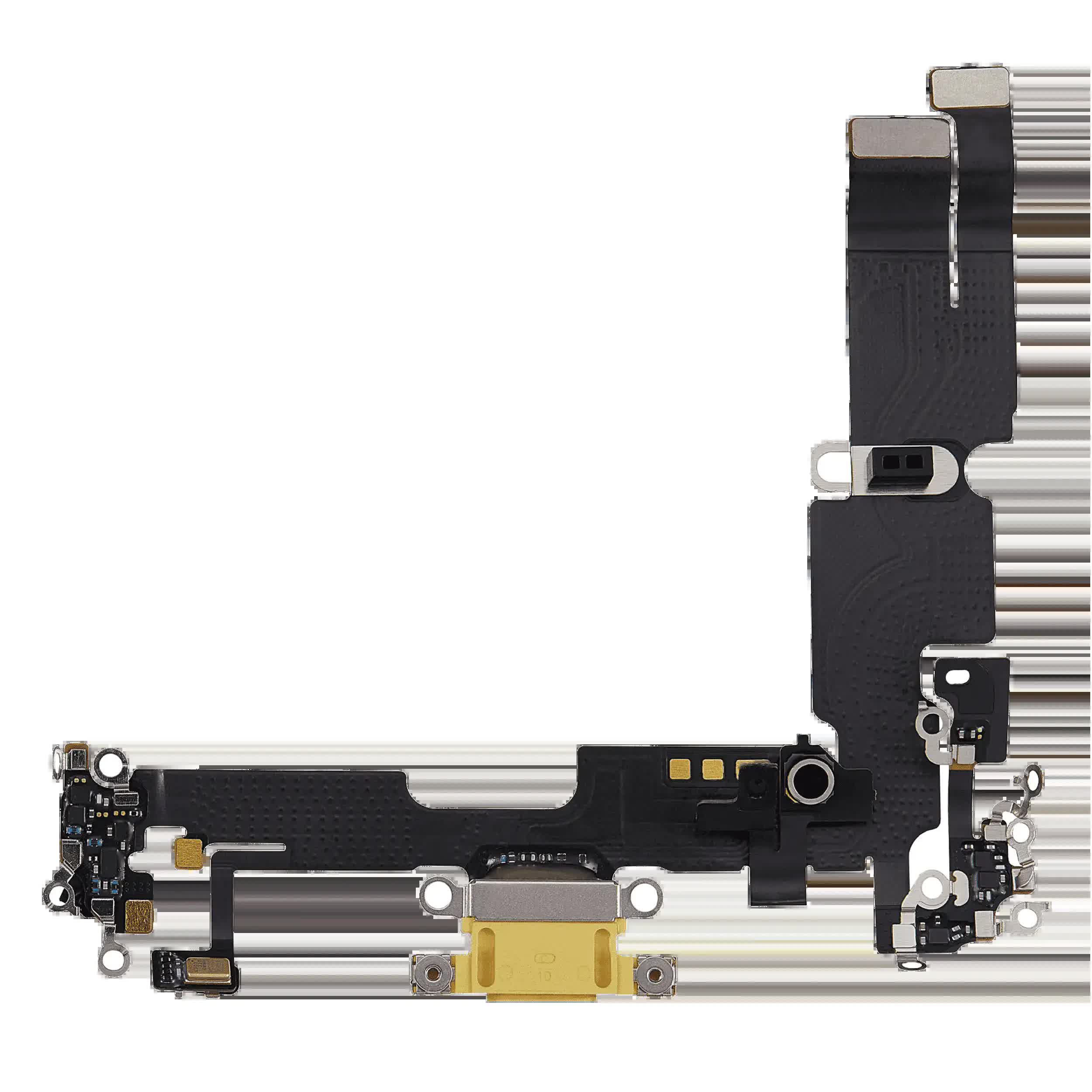 Ladebuchse Flexkabel für iPhone 14 Plus (ausgebautes Originalteil) (Yellow)