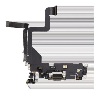Ladebuchse Flexkabel für iPhone 14 Pro (ausgebautes Originalteil) (Gold)