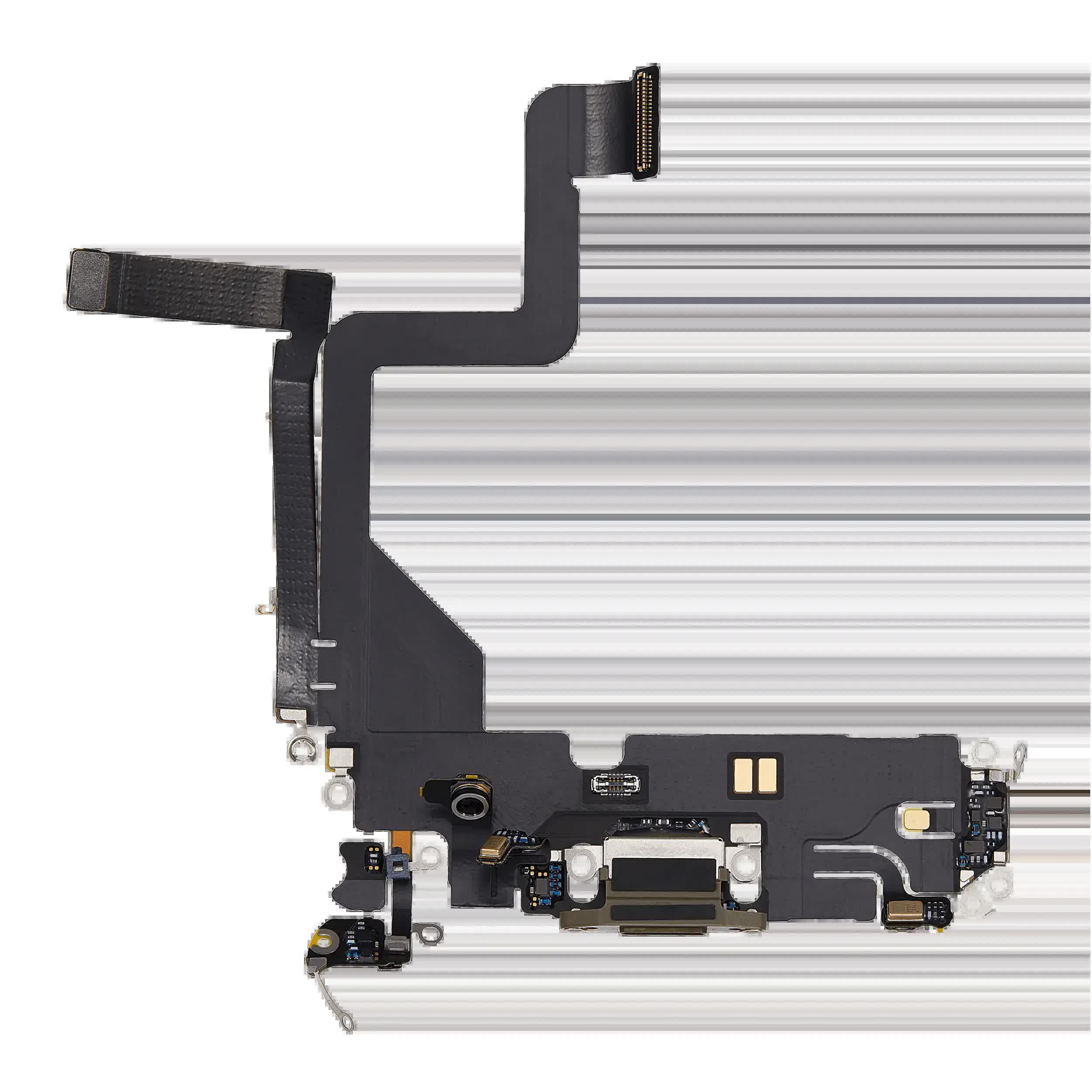 Ladebuchse Flexkabel für iPhone 14 Pro (ausgebautes Originalteil) (Gold)