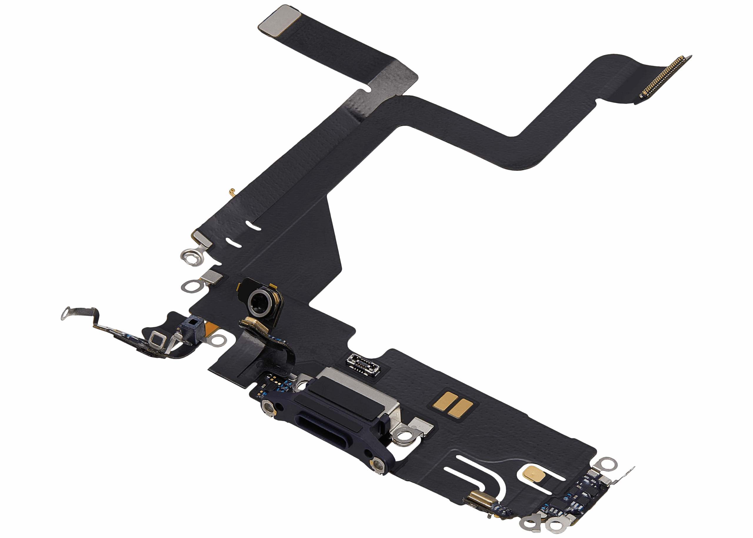 Ladebuchse Flexkabel für iPhone 14 Pro (ausgebautes Originalteil) (Deep Purple) – Bild 4