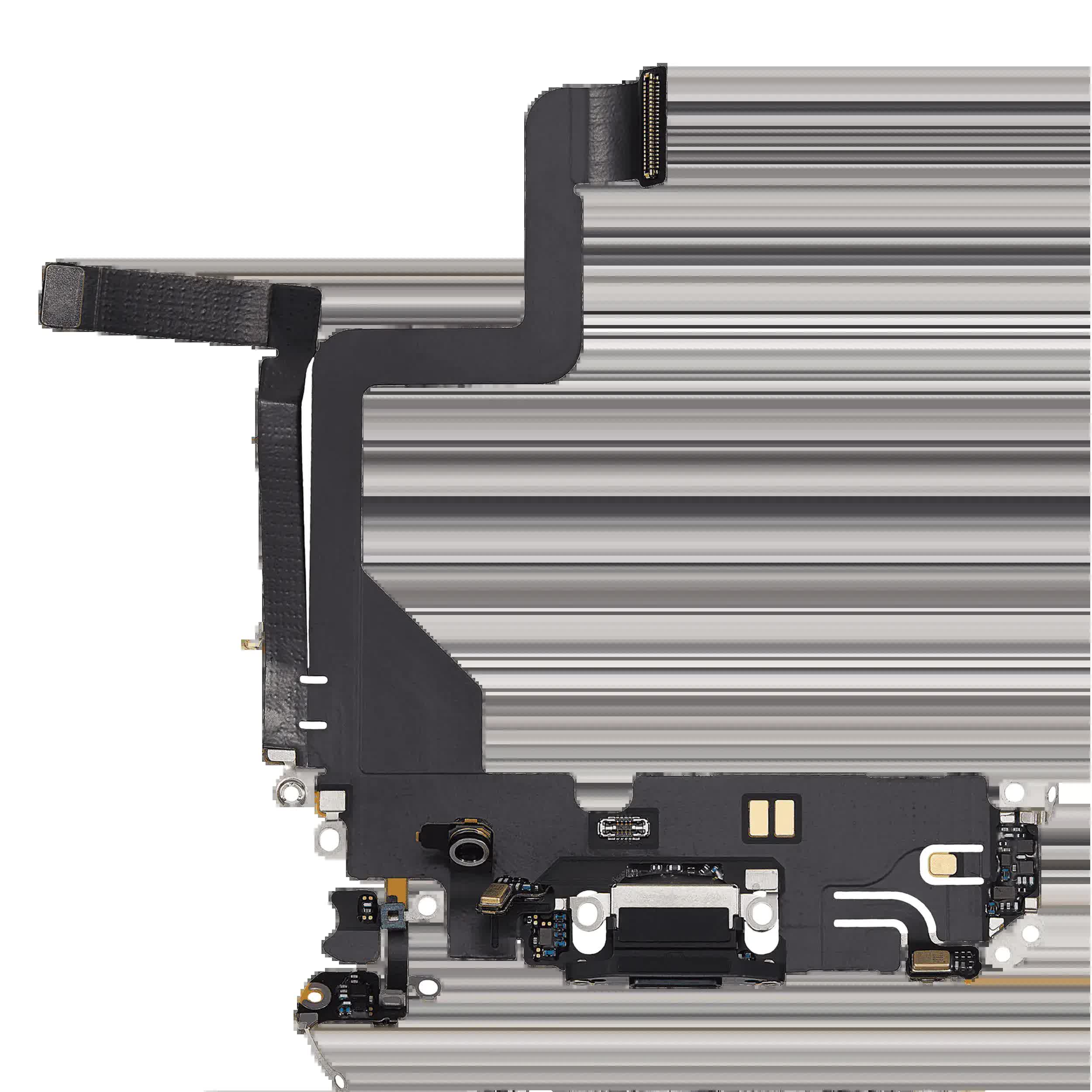 Ladebuchse Flexkabel für iPhone 14 Pro (ausgebautes Originalteil) (Deep Purple)