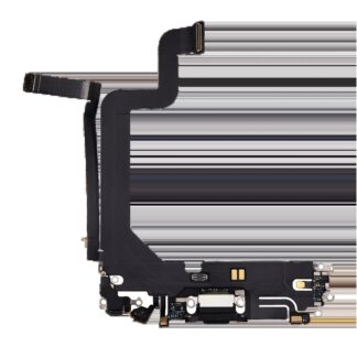 Ladebuchse Flexkabel für iPhone 14 Pro Max (ausgebautes Originalteil) (Space Black)