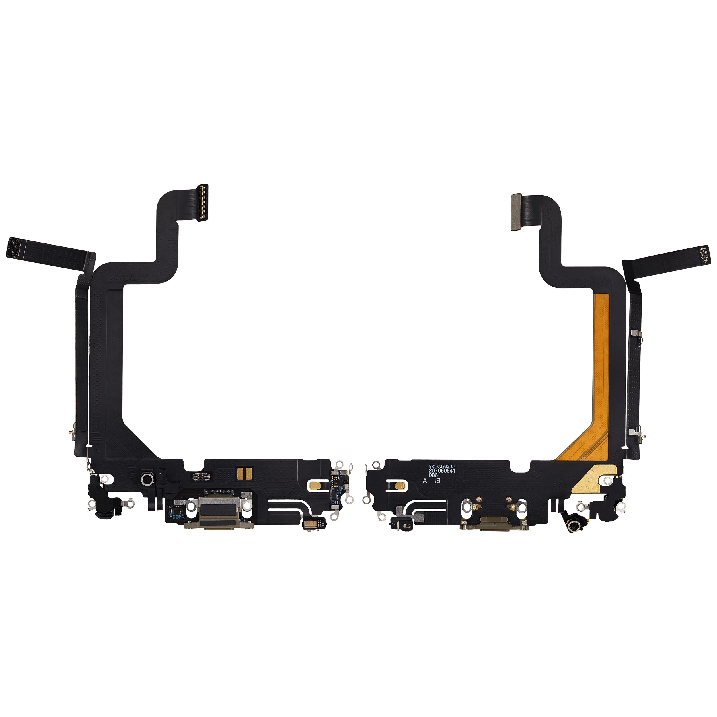 Ladebuchse Flexkabel für iPhone 14 Pro Max (ausgebautes Originalteil) (Gold) – Bild 2