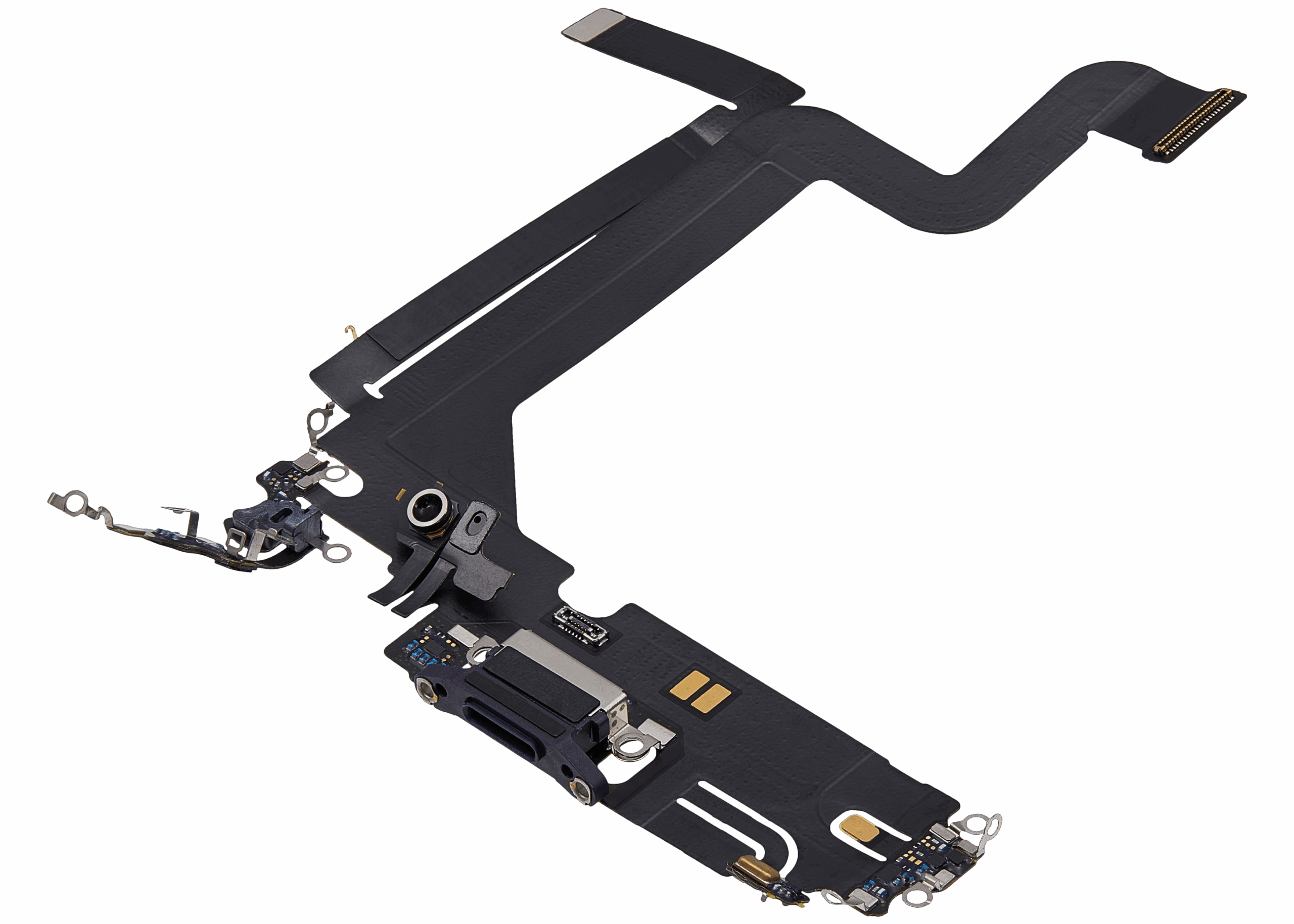 Ladebuchse Flexkabel für iPhone 14 Pro Max (ausgebautes Originalteil) (Deep Purple) – Bild 4