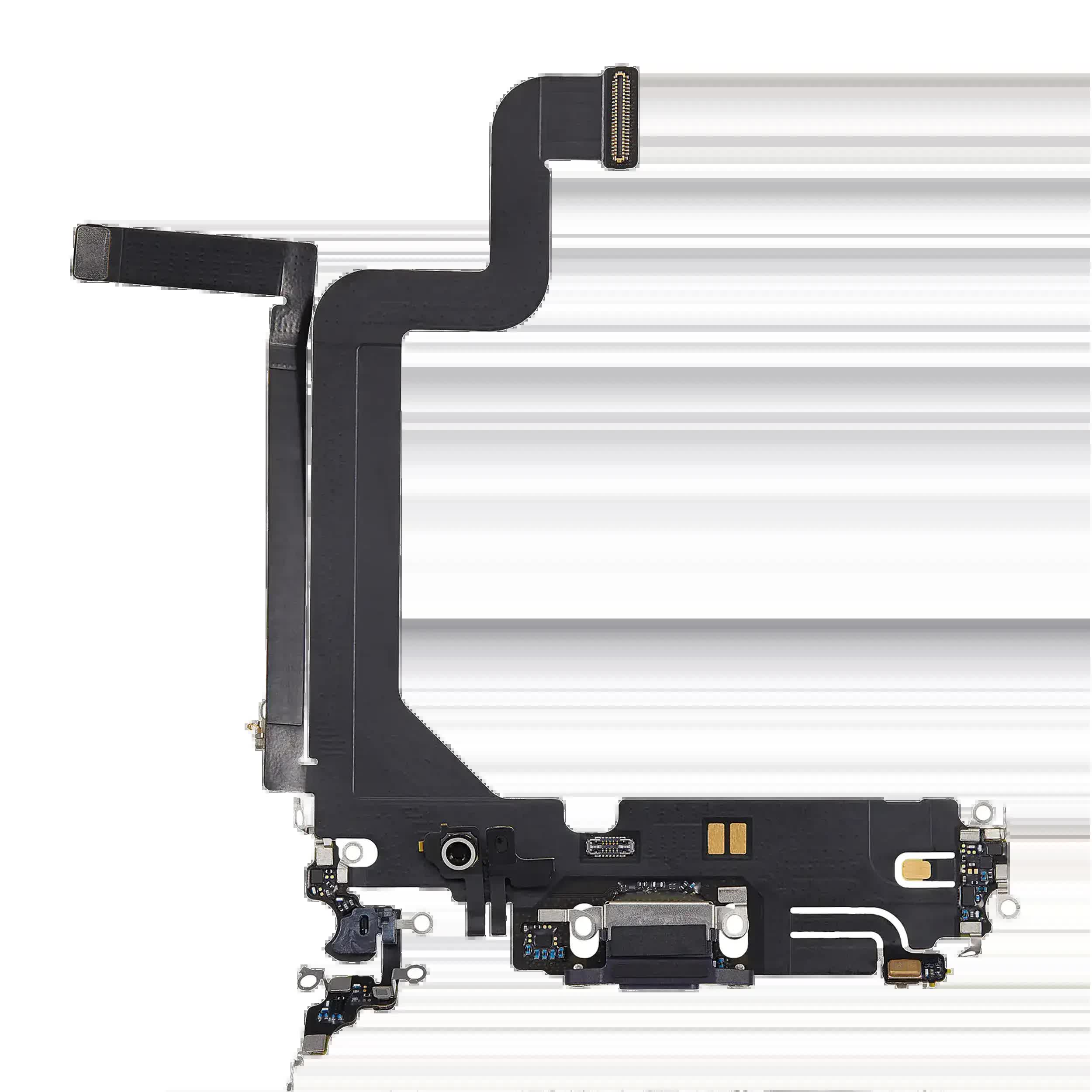 Ladebuchse Flexkabel für iPhone 14 Pro Max (ausgebautes Originalteil) (Deep Purple)