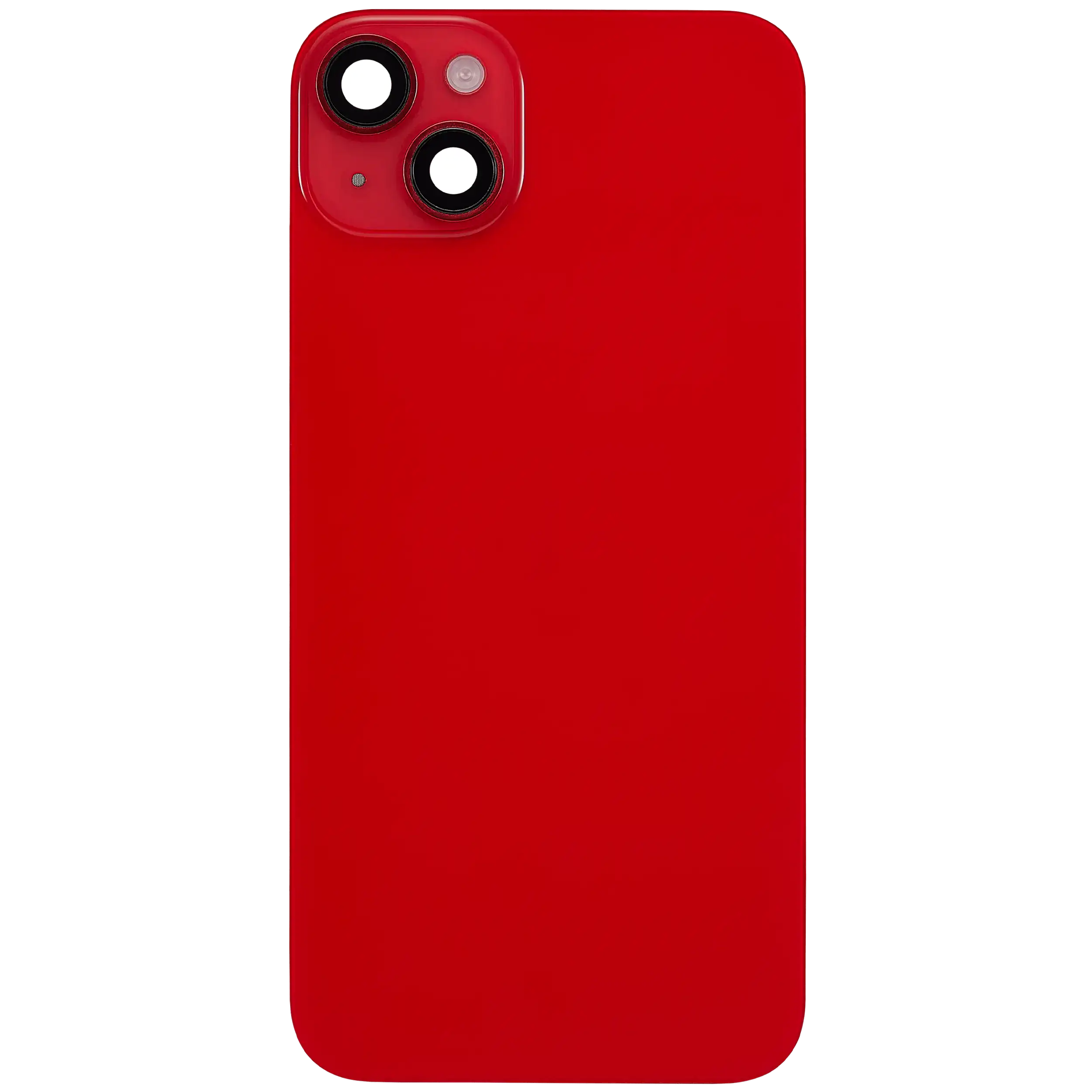 Rückglas mit MagSafe Magnet & NFC & Taschenlampen-Flexkabel für iPhone 14 Plus (ausgebautes Originalteil: Grade B) (Red (Rot)) – Bild 3