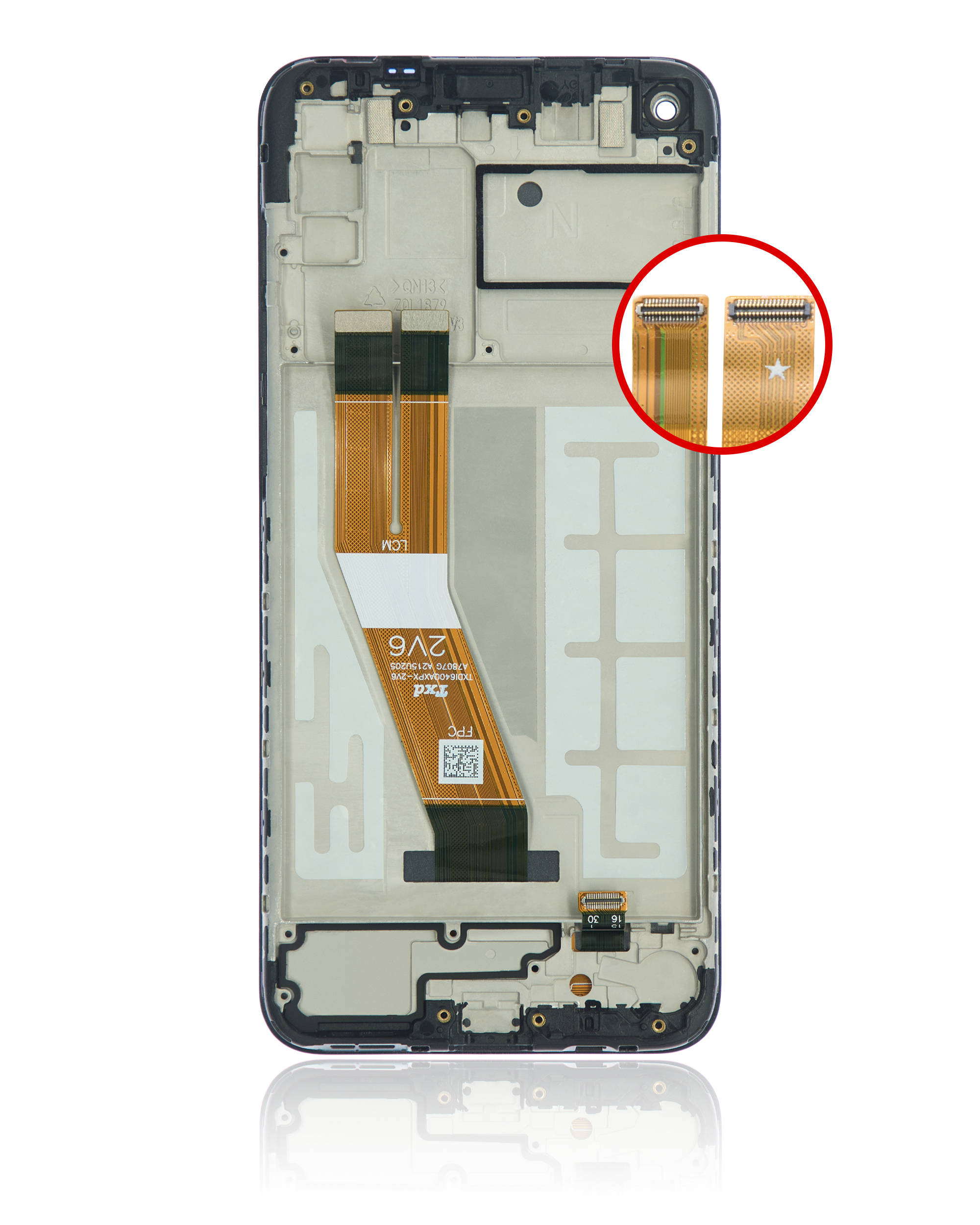 LCD Display mit Rahmen für Samsung Galaxy A11 (A115U / A115A / 2020) / M11 (M115 / 2020) (US-Version) (Aftermarket Plus) – Bild 4