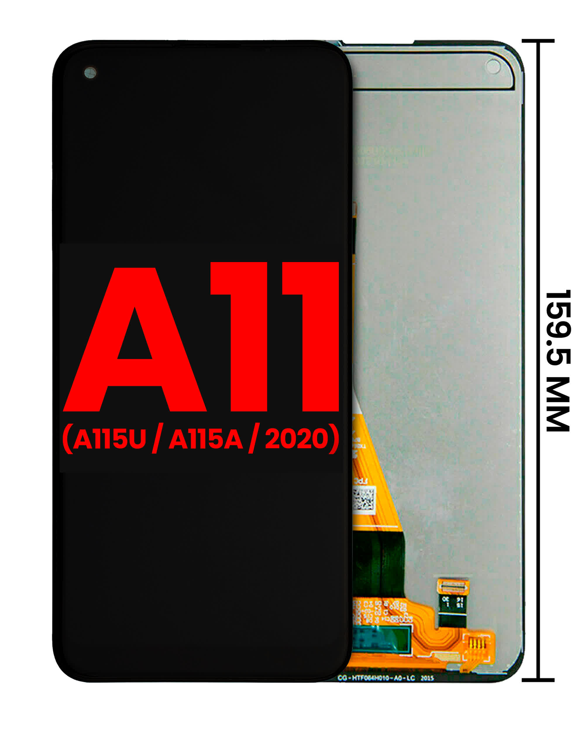 LCD Display ohne Rahmen für Samsung Galaxy A11 (A115U / A115A / 2020) (US-Version) (Aftermarket Plus)