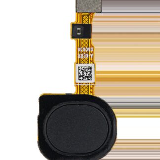 Fingerabdrucksensor mit Power-Flexkabel für Samsung Galaxy A11 (A115 / 2020) (Black (Schwarz))