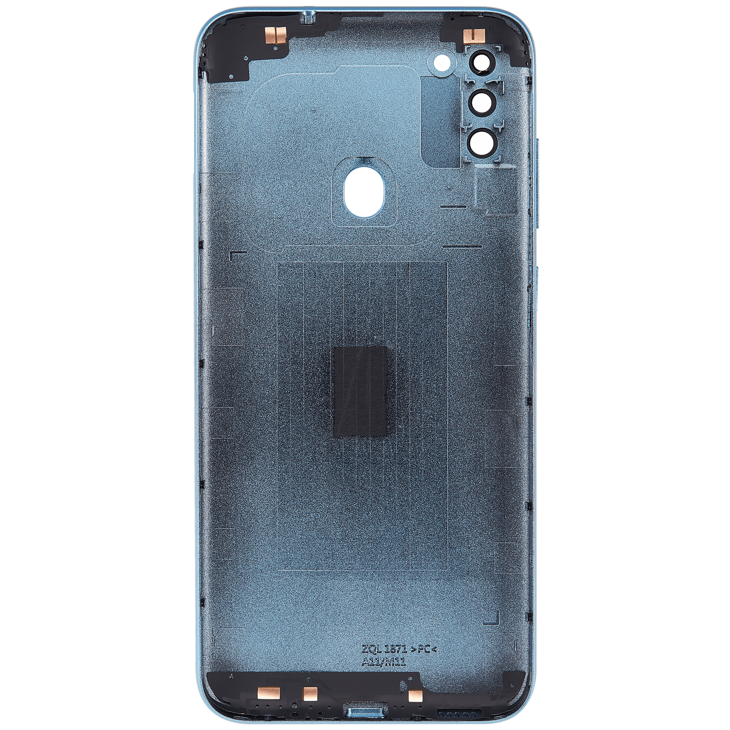 Rückdeckel mit Kameraglas für Samsung Galaxy A11 (A115 / 2020) (International Version) (Aftermarket Plus) (Blue (Blau)) – Bild 4