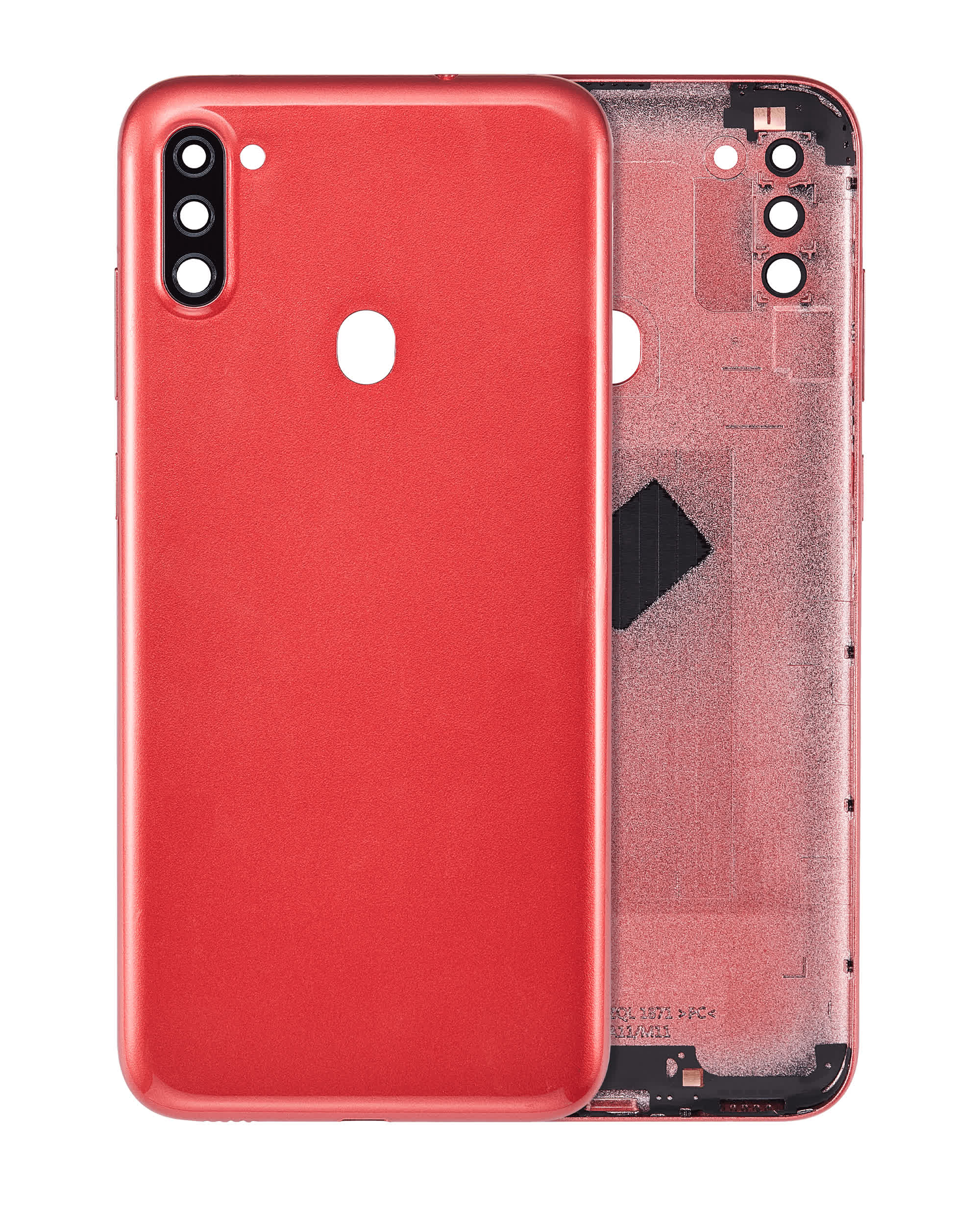 Rückdeckel mit Kameraglas für Samsung Galaxy A11 (A115 / 2020) (International Version) (Aftermarket Plus) (Red (Rot))