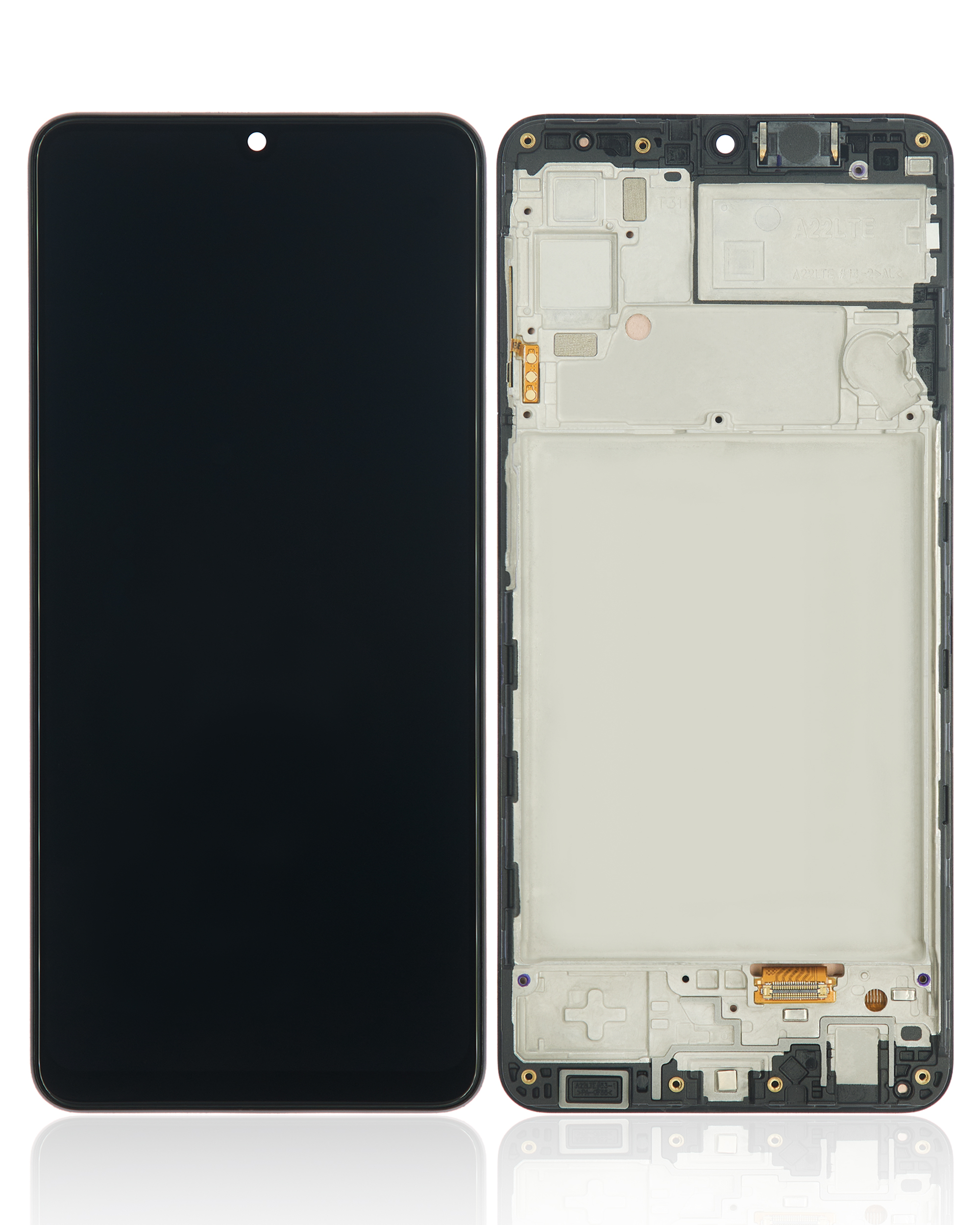 OLED Display mit Rahmen für Samsung Galaxy A22 4G (A225 / 2021) (Service Pack) – Bild 2
