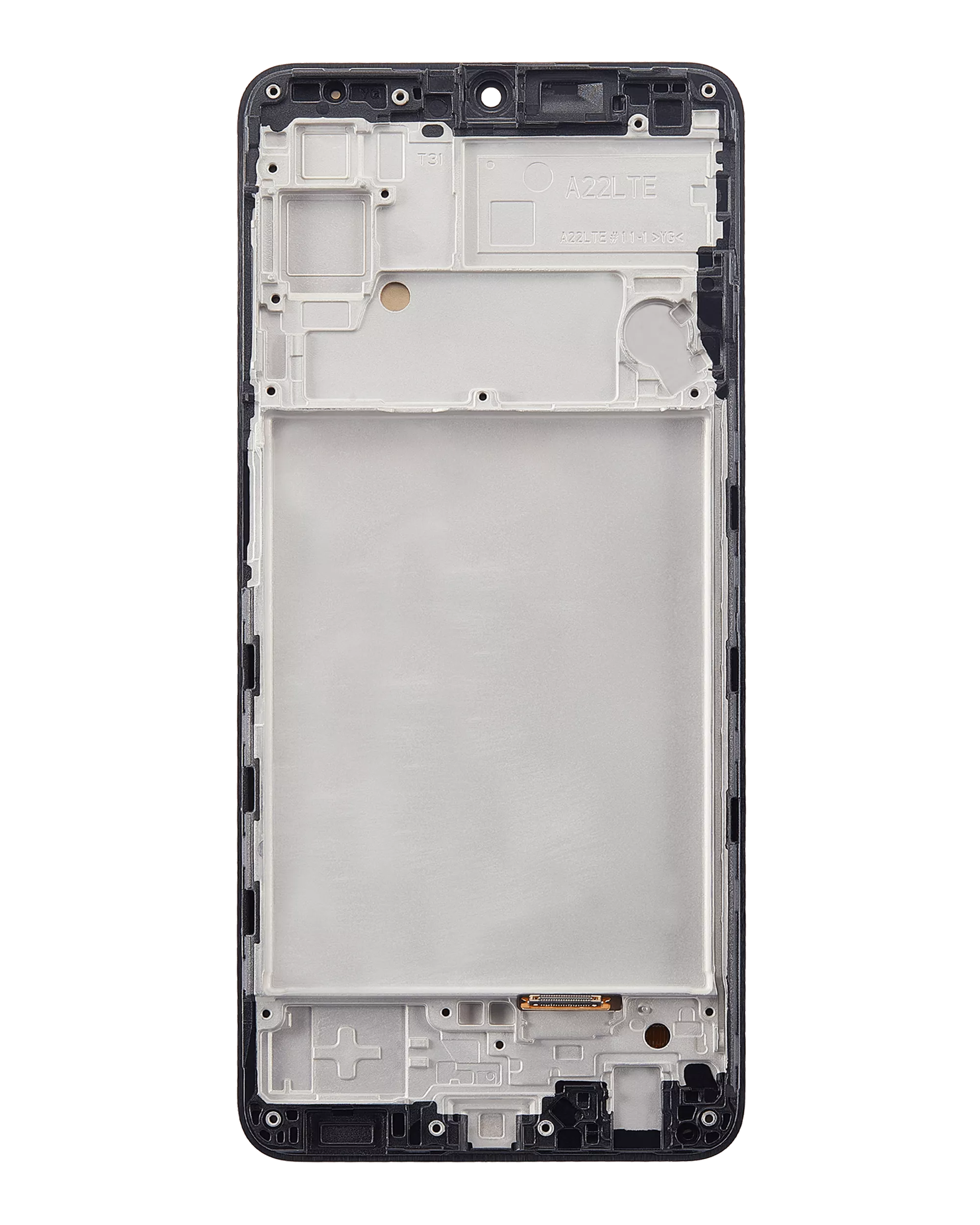 LCD Display mit Rahmen (ohne Fingerabdrucksensor) für Samsung Galaxy A22 4G (A225 / 2021) (Aftermarket: Incell) – Bild 4