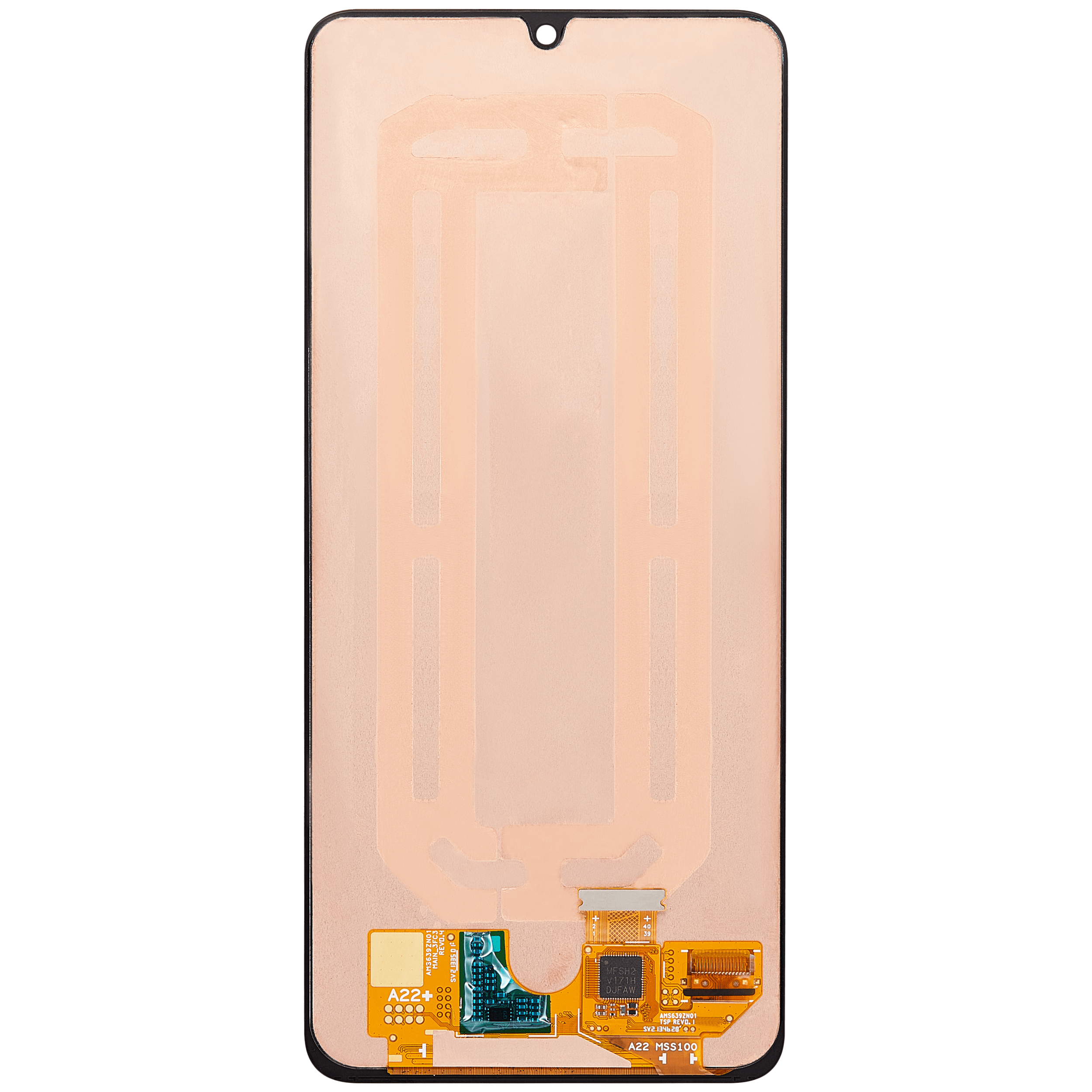 OLED Display ohne Rahmen für Samsung Galaxy A22 4G (A225 / 2021) (professionell aufgearbeitet) – Bild 4