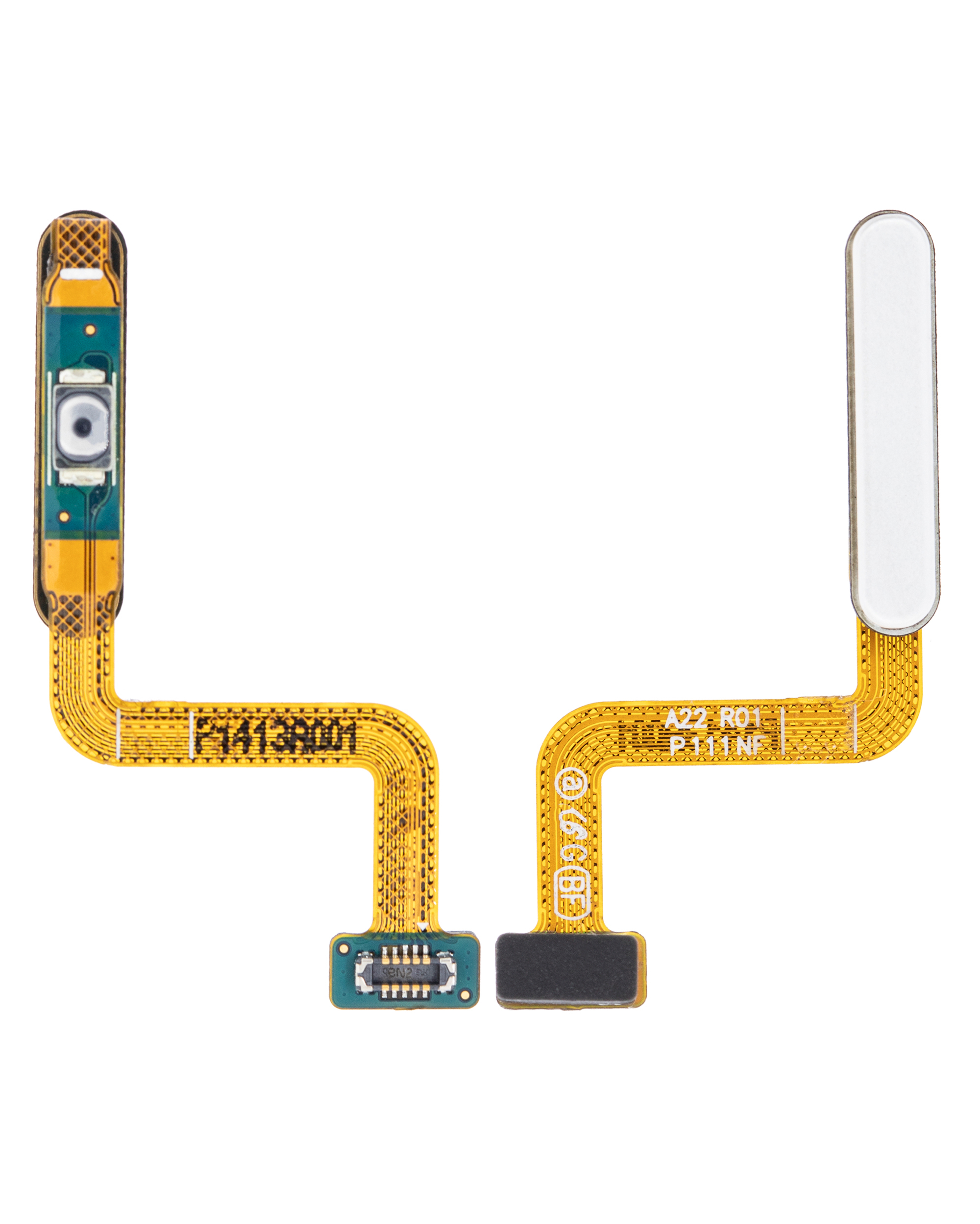Fingerabdrucksensor mit Flexkabel für Samsung Galaxy A22 4G (A225 / 2021) (White (Weiß)) – Bild 2