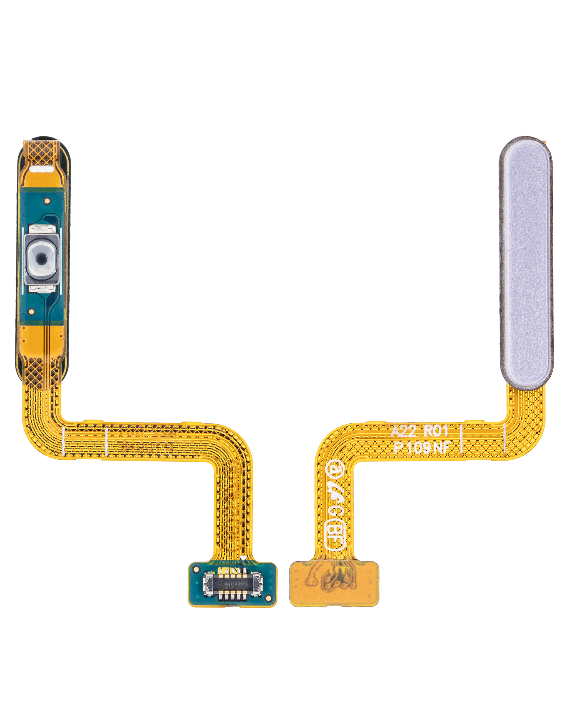 Fingerabdrucksensor mit Flexkabel für Samsung Galaxy A22 4G (A225 / 2021) (Violet (Violett)) – Bild 2