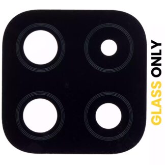 Rückkamera-Glas (nur Glas) mit Klebefolie für Samsung Galaxy A22 5G (A226 / 2021) (Black (Schwarz))