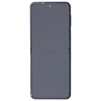 Inner OLED Display mit Rahmen für Samsung Galaxy Z Flip 3 5G (US & International) (Service Pack) (Phantom Black)