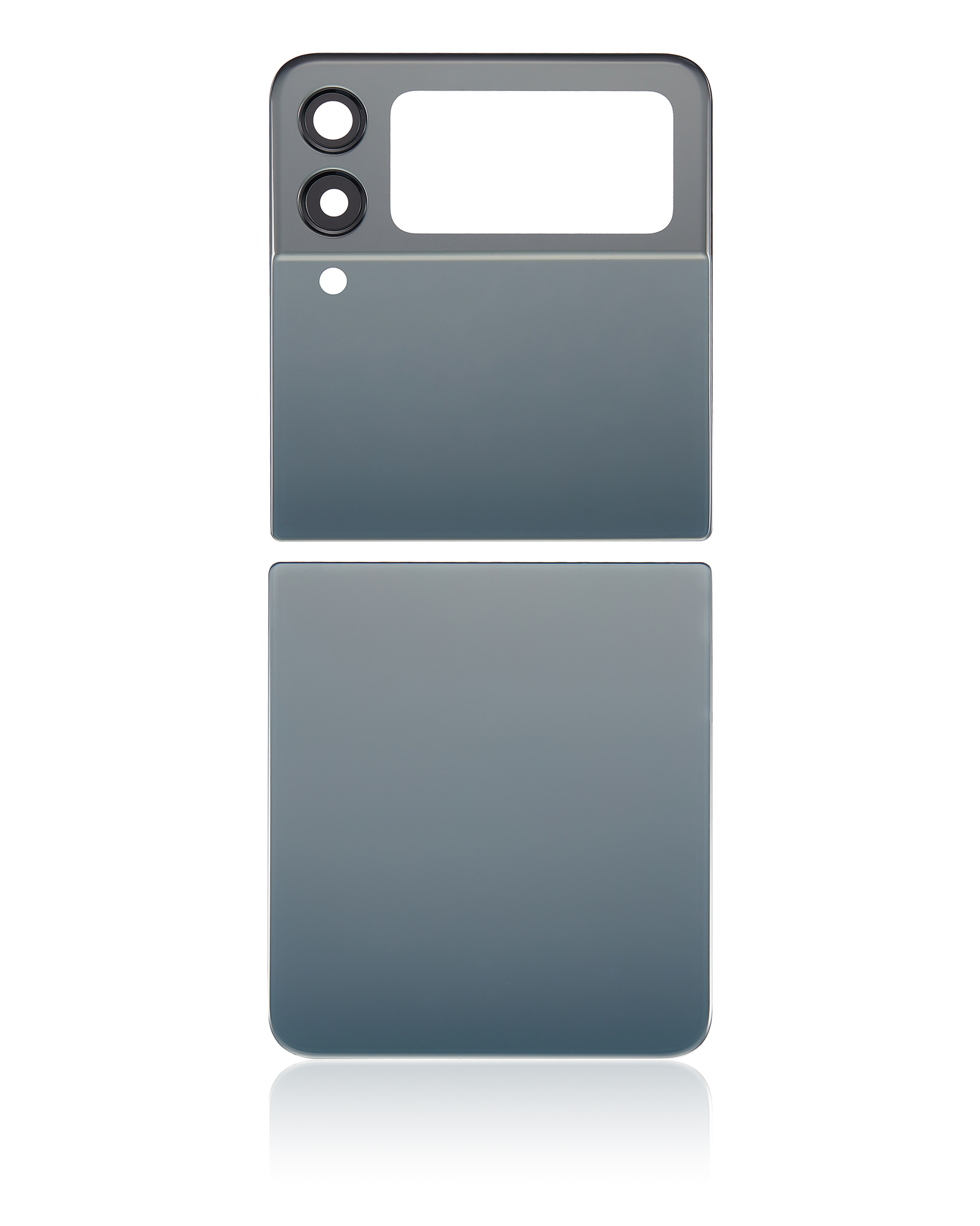 oben und unten Rückdeckelglas mit Kameraglas für Samsung Galaxy Z Flip 3 5G (Aftermarket Plus) (Green (Grün)) – Bild 3