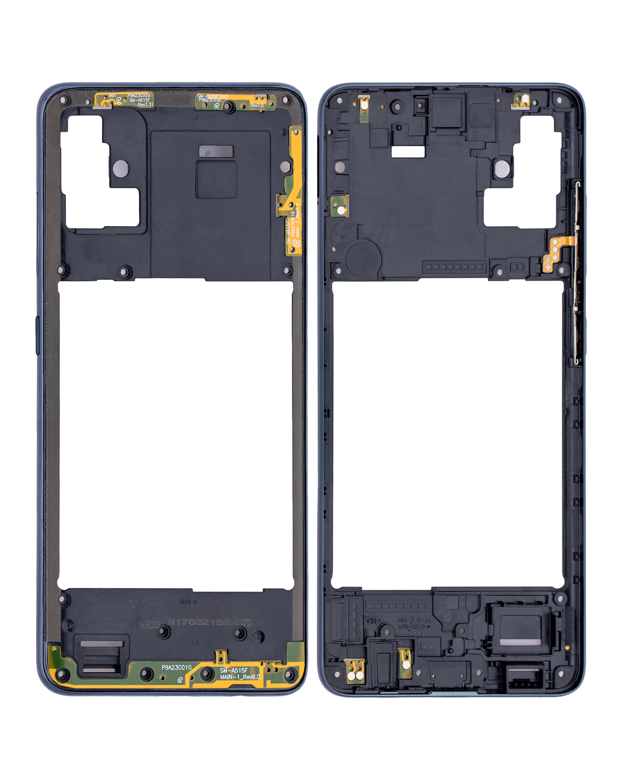 Mittelrahmen für Samsung Galaxy A51 4G (A515 / 2019) (Prism Crush Black) – Bild 2