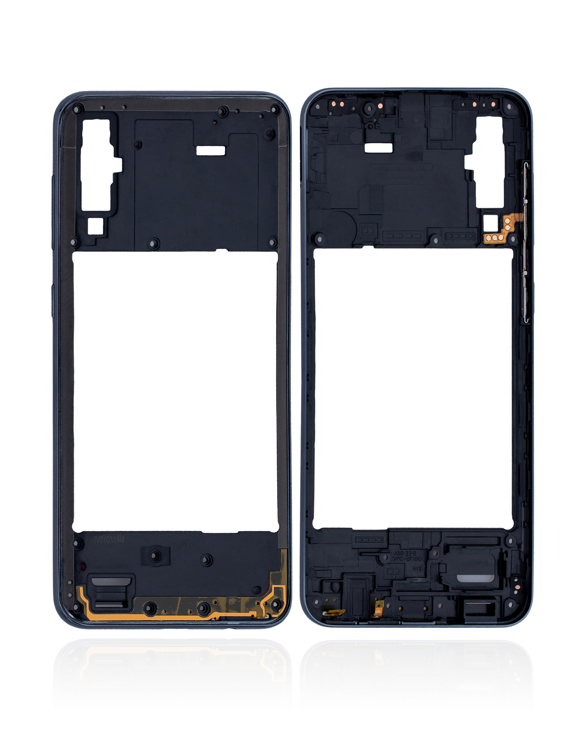 Mittelrahmen für Samsung Galaxy A50 (A505 / 2019) (International Version) (Aftermarket Plus) (Black (Schwarz)) – Bild 2