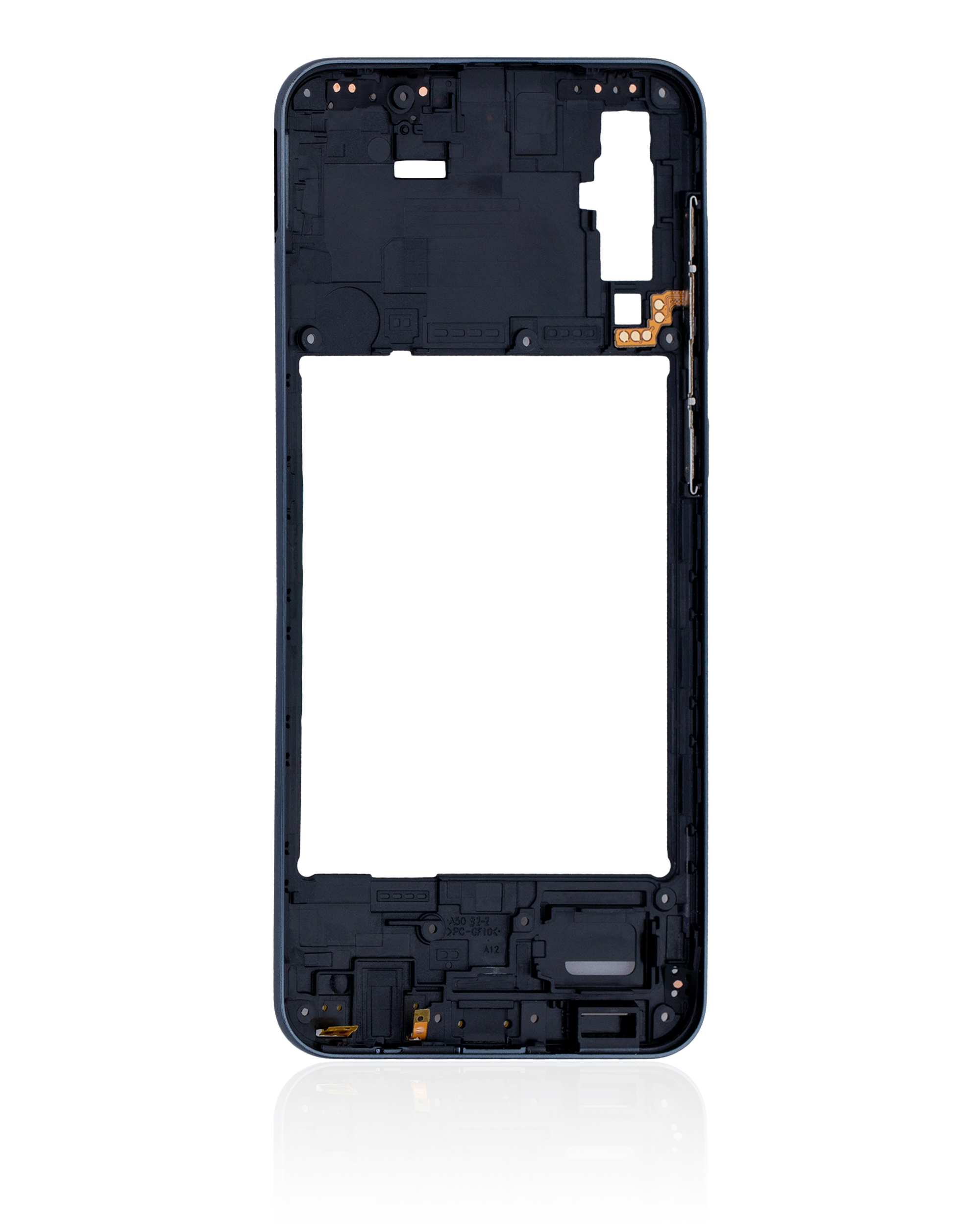 Mittelrahmen für Samsung Galaxy A50 (A505 / 2019) (International Version) (Aftermarket Plus) (Black (Schwarz)) – Bild 4