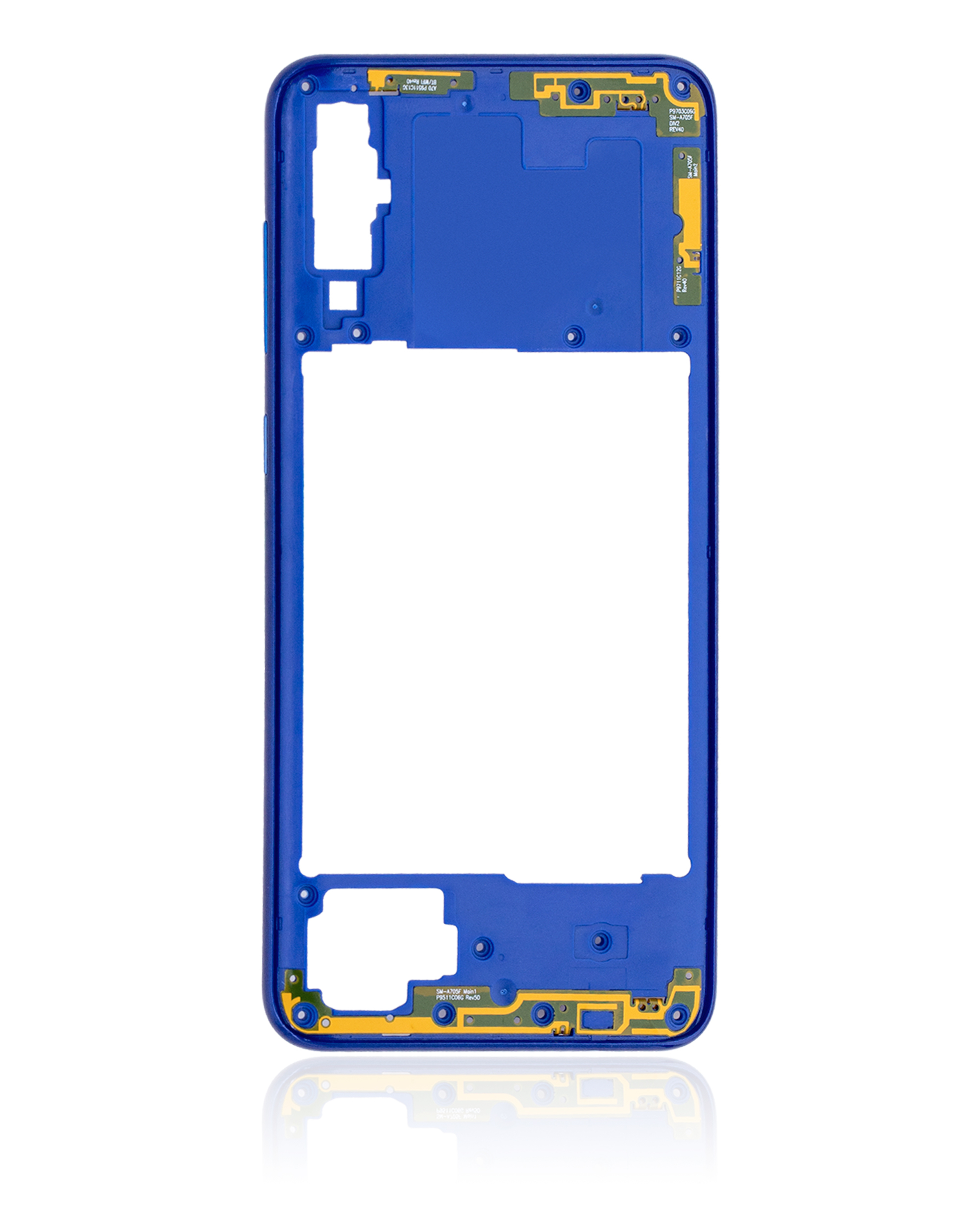 Mittelrahmen für Samsung Galaxy A70 (A705 / 2019) (Aftermarket Plus) (Blue (Blau)) – Bild 3