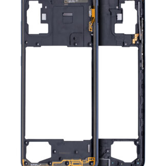 Mittelrahmen für Samsung Galaxy A71 (A715 / 2020) (Aftermarket Plus) (Prism Crush Black)