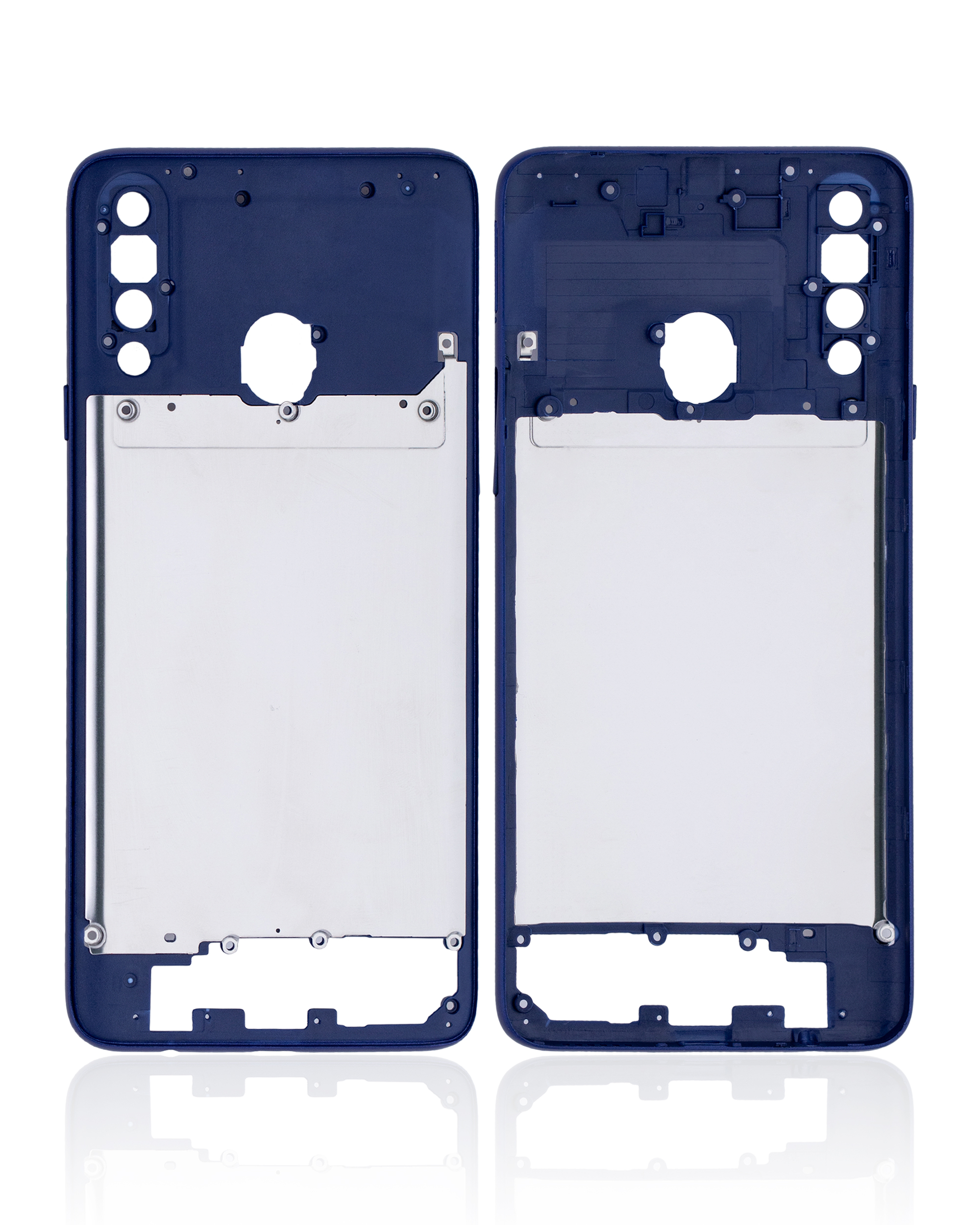 Mittelrahmen für Samsung Galaxy A20S (A207 / 2019) (Aftermarket Plus) (Blue (Blau)) – Bild 2