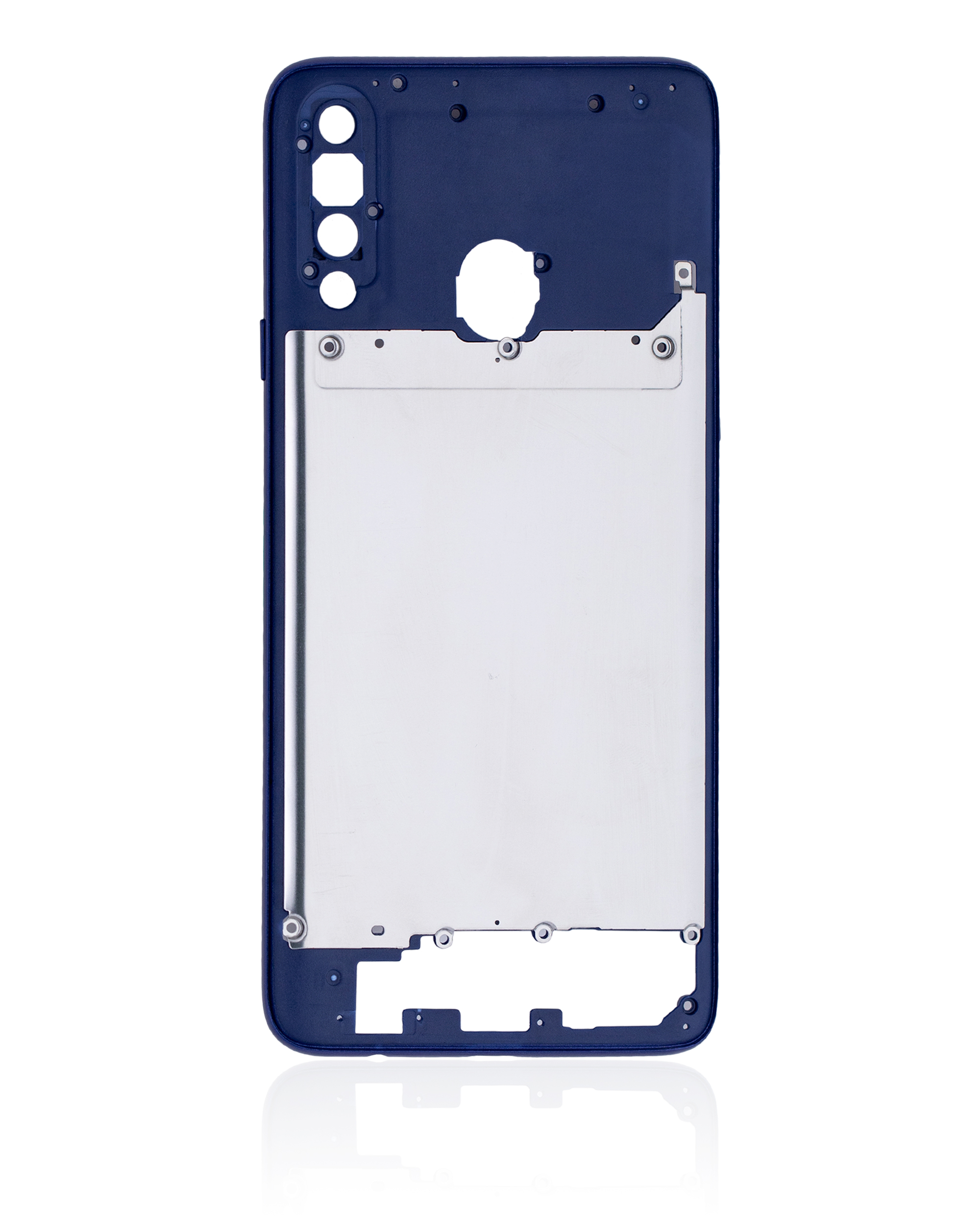 Mittelrahmen für Samsung Galaxy A20S (A207 / 2019) (Aftermarket Plus) (Blue (Blau)) – Bild 3