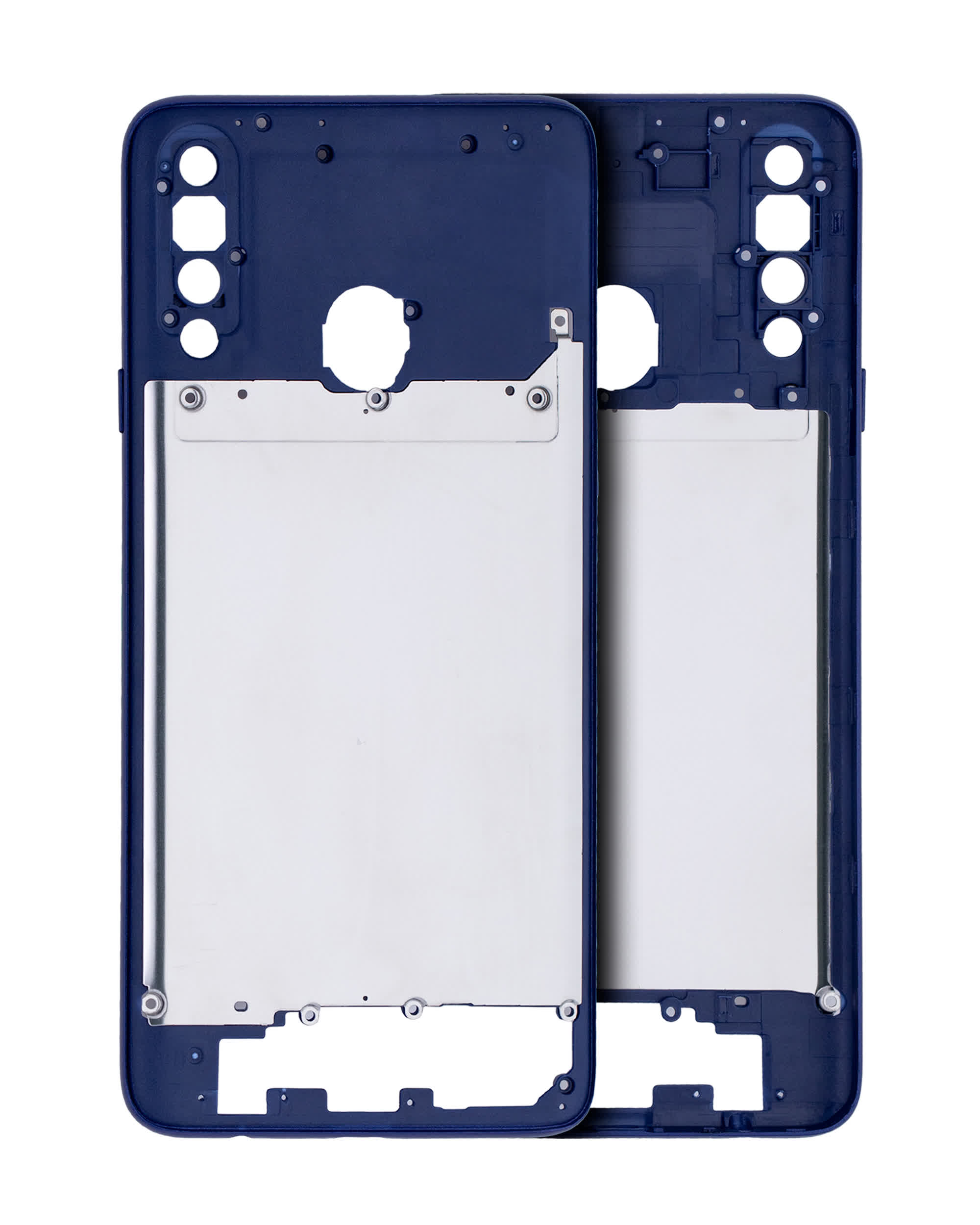 Mittelrahmen für Samsung Galaxy A20S (A207 / 2019) (Aftermarket Plus) (Blue (Blau))