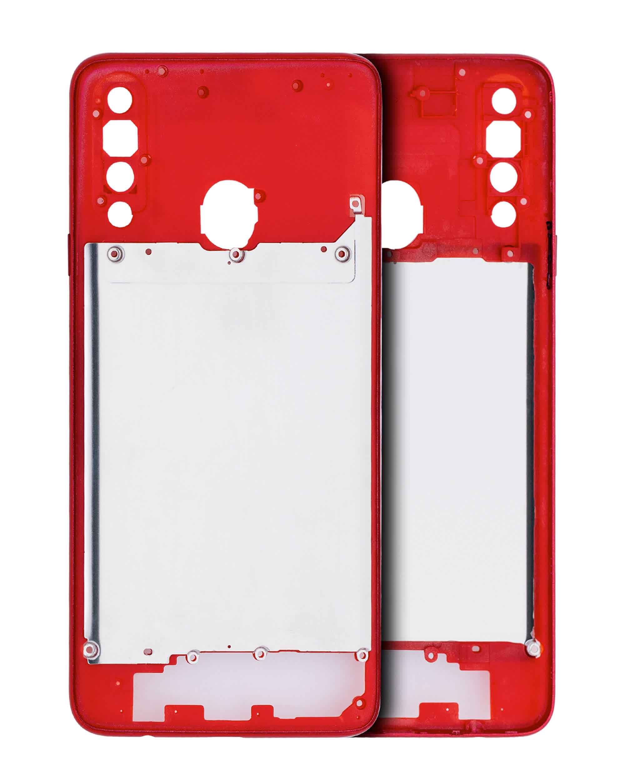 Mittelrahmen für Samsung Galaxy A20S (A207 / 2019) (Aftermarket Plus) (Red (Rot))