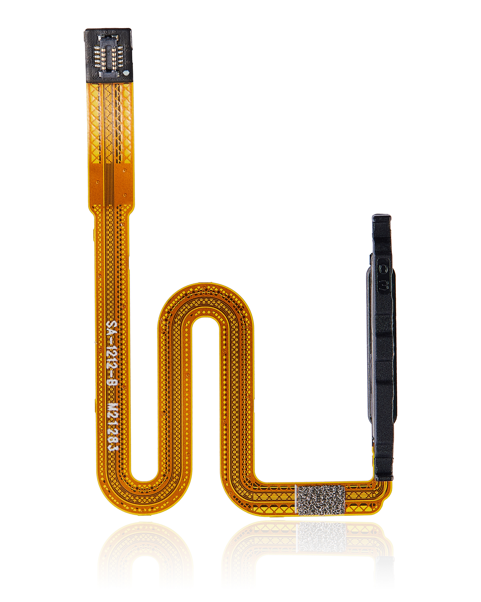 Fingerabdrucksensor mit Flexkabel für Samsung Galaxy A03S (A037F / 2021) (Black (Schwarz)) – Bild 3