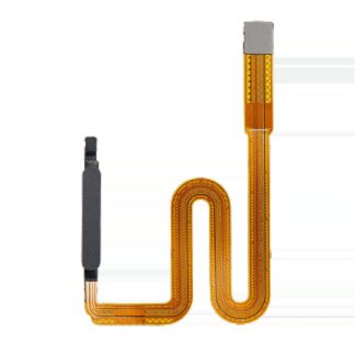 Fingerabdrucksensor mit Flexkabel für Samsung Galaxy A03S (A037F / 2021) (Black (Schwarz))