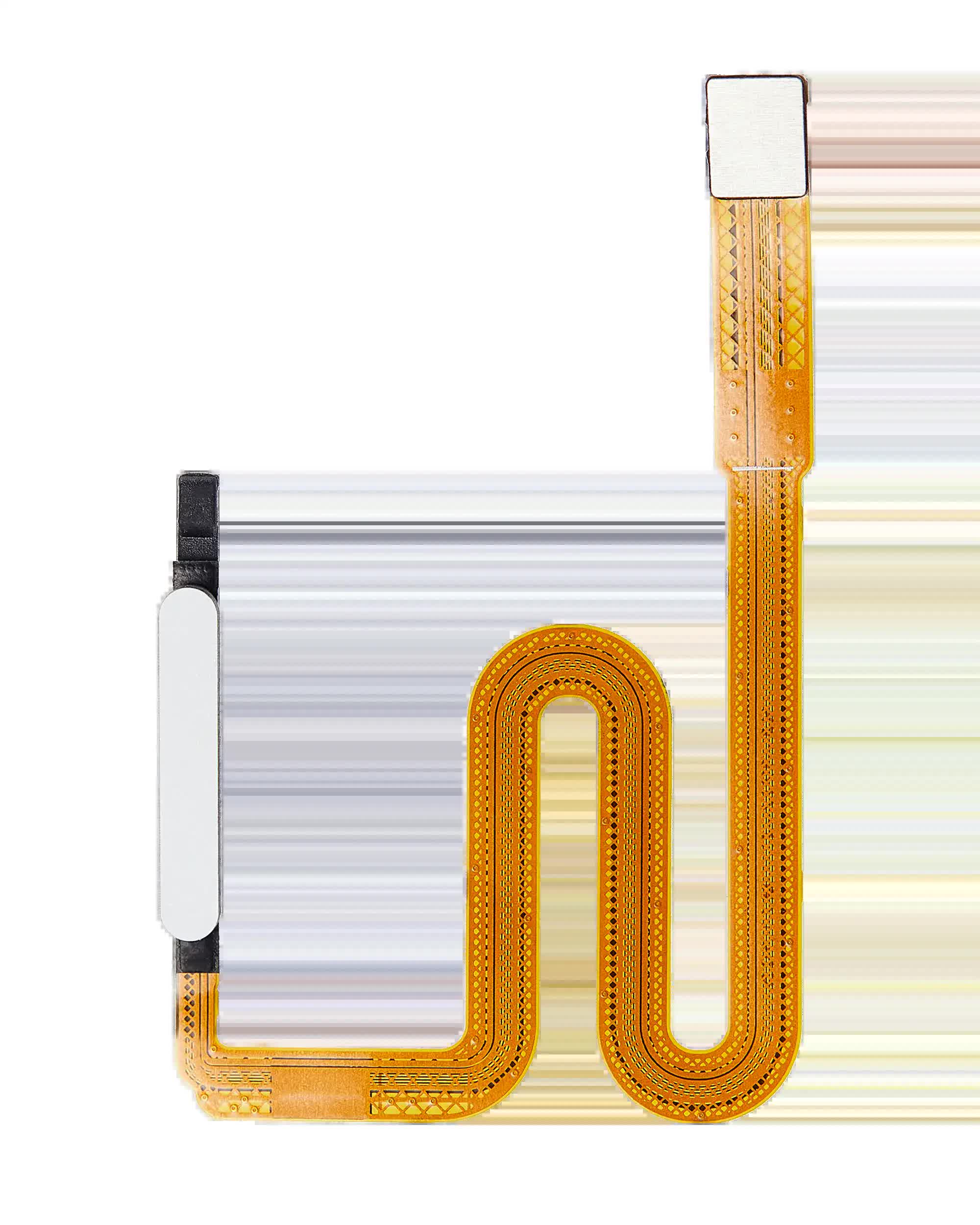 Fingerabdrucksensor mit Flexkabel für Samsung Galaxy A03S (A037F / 2021) (White (Weiß))