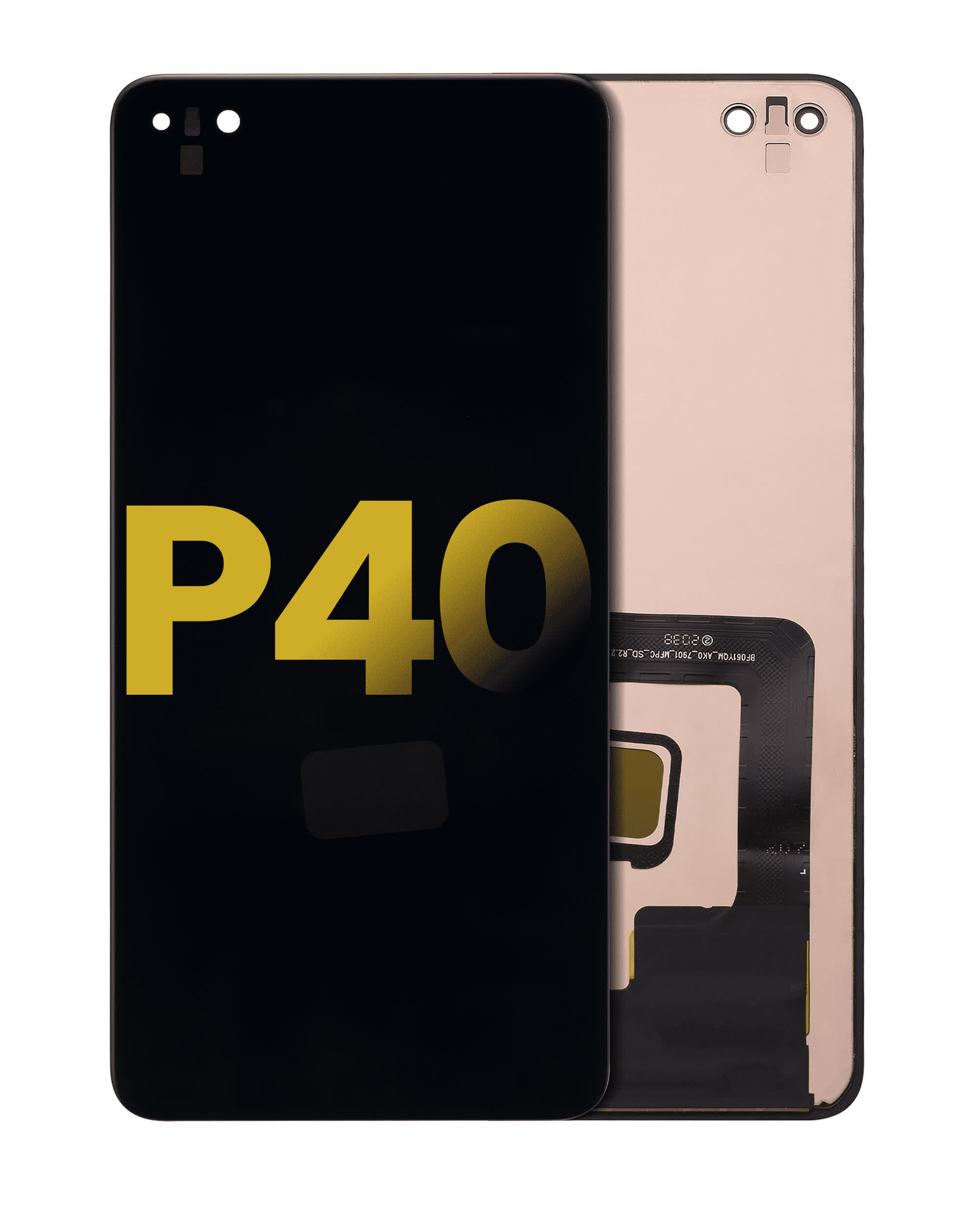 OLED Display ohne Rahmen für Huawei P40 (professionell aufgearbeitet)