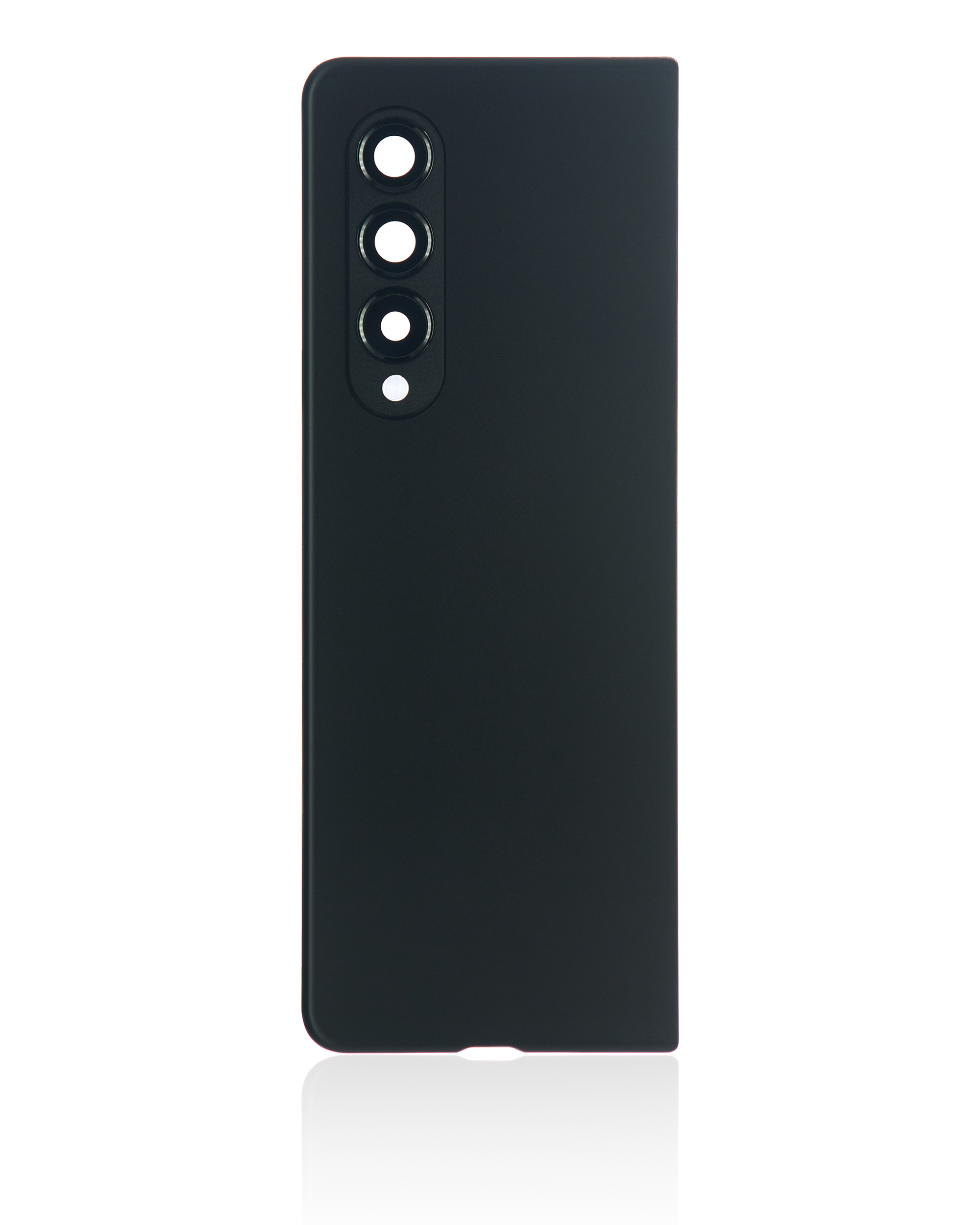 Rückdeckelglas mit Kameraglas für Samsung Galaxy Z Fold 3 5G (Premium) (Phantom Black) – Bild 3