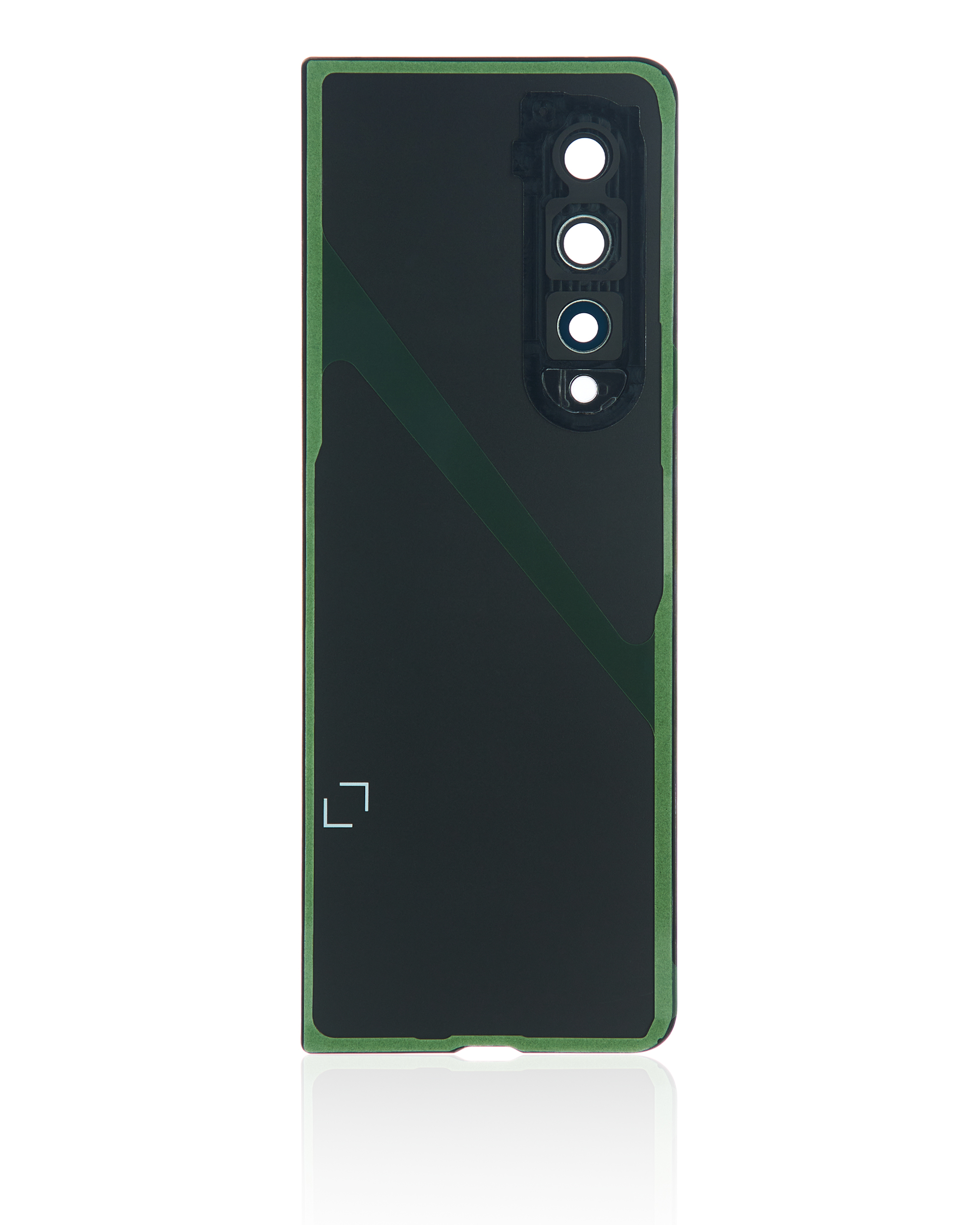 Rückdeckelglas mit Kameraglas für Samsung Galaxy Z Fold 3 5G (Premium) (Phantom Black) – Bild 4