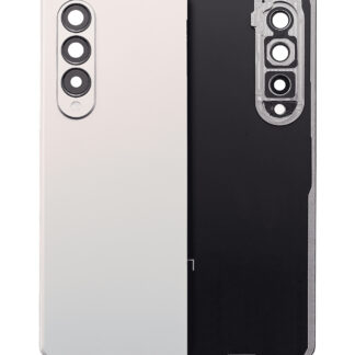 Rückdeckelglas mit Kameraglas für Samsung Galaxy Z Fold 3 5G (Premium) (Phantom Silver)