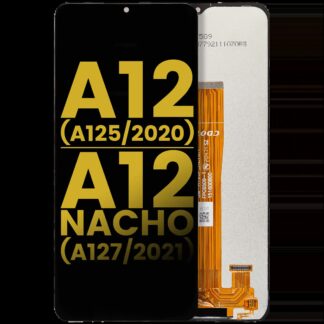 LCD Display ohne Rahmen für Samsung Galaxy A12 (A125 / 2020) / A12 Nacho (A127 / 2021) (professionell aufgearbeitet)