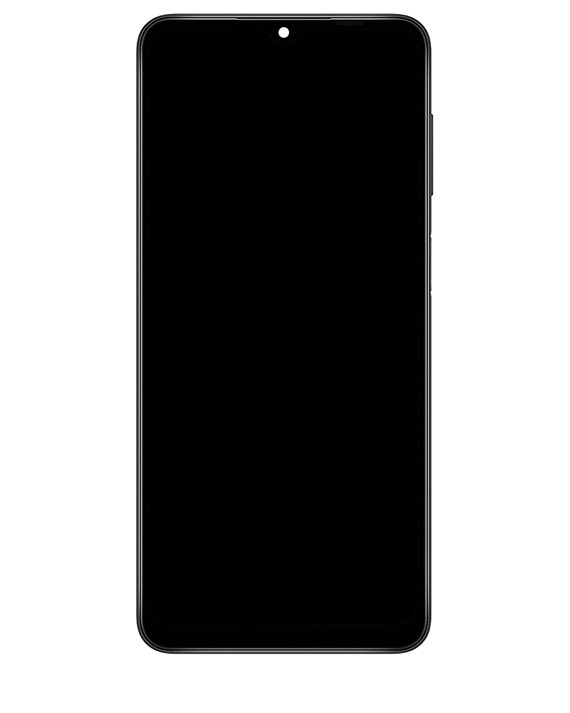 LCD Display mit Rahmen für Samsung Galaxy A12 Nacho (A127 / 2021) (Service Pack) (Black (Schwarz)) – Bild 2