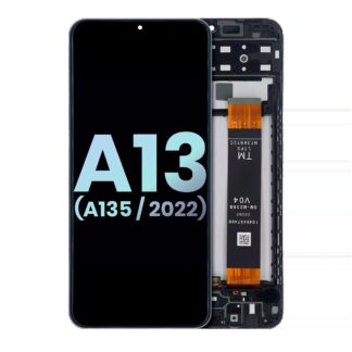 LCD Display mit Rahmen für Samsung Galaxy A13 4G (A135 / 2022) (Service Pack)