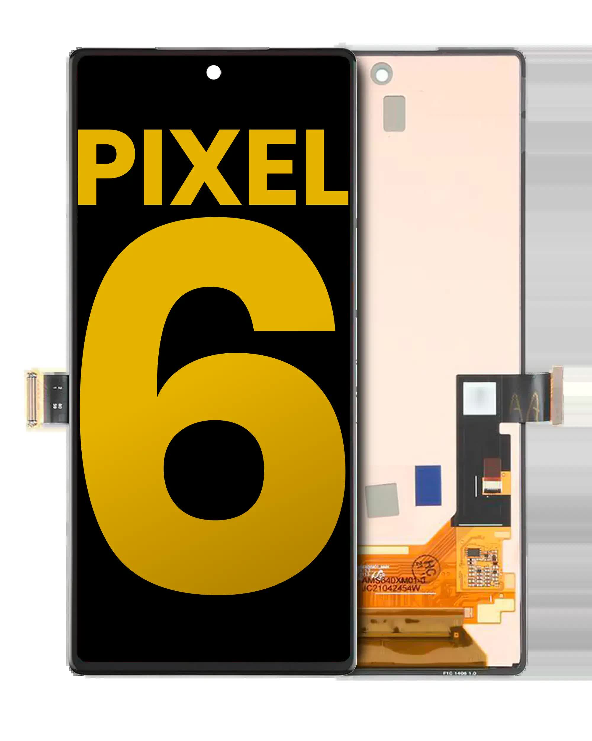 OLED Display ohne Rahmen für Google Pixel 6 (ohne Fingerprint Sensor) (professionell aufgearbeitet)