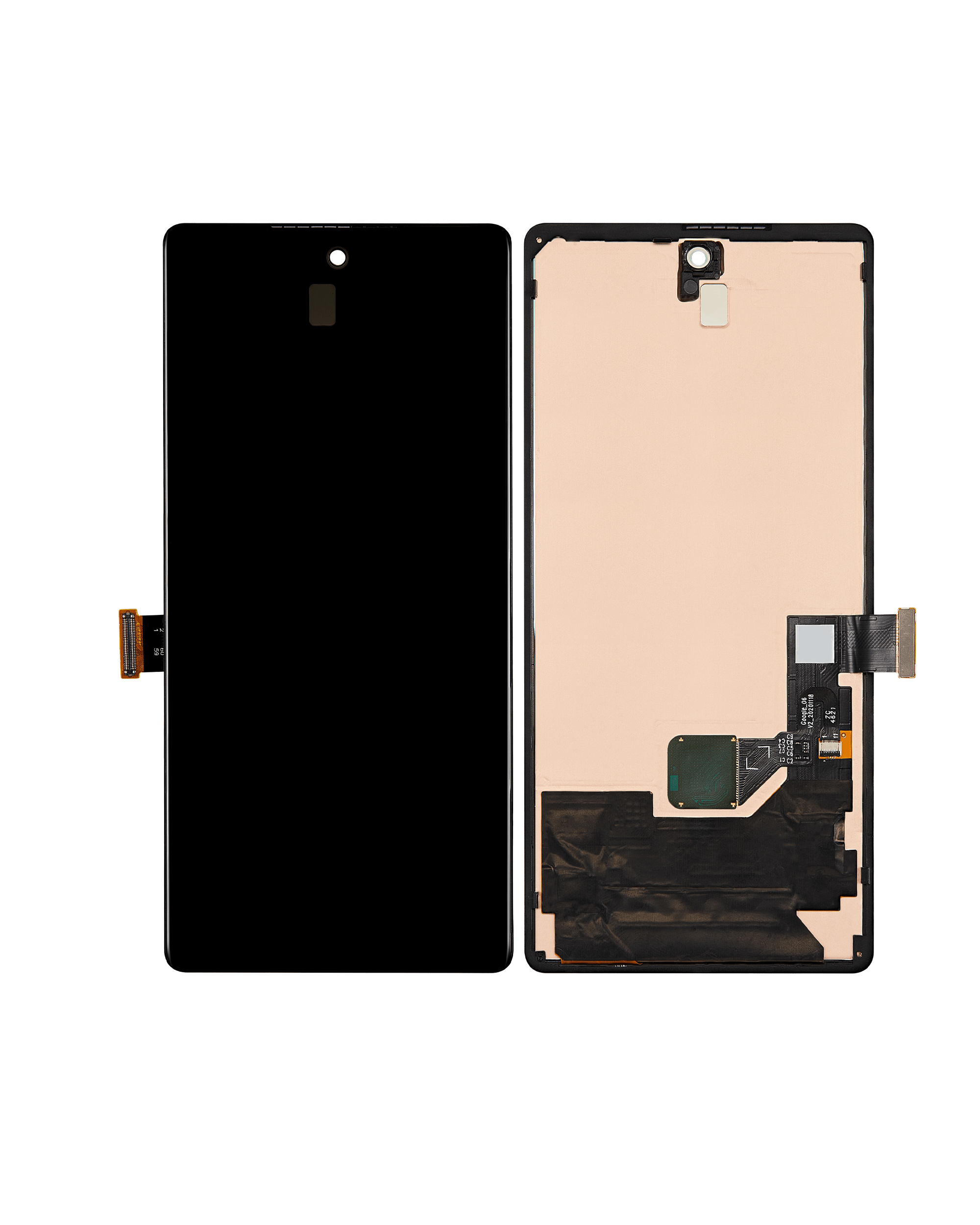 OLED Display mit Rahmen (mit Fingerprint Sensor) für Google Pixel 6 (professionell aufgearbeitet) – Bild 3