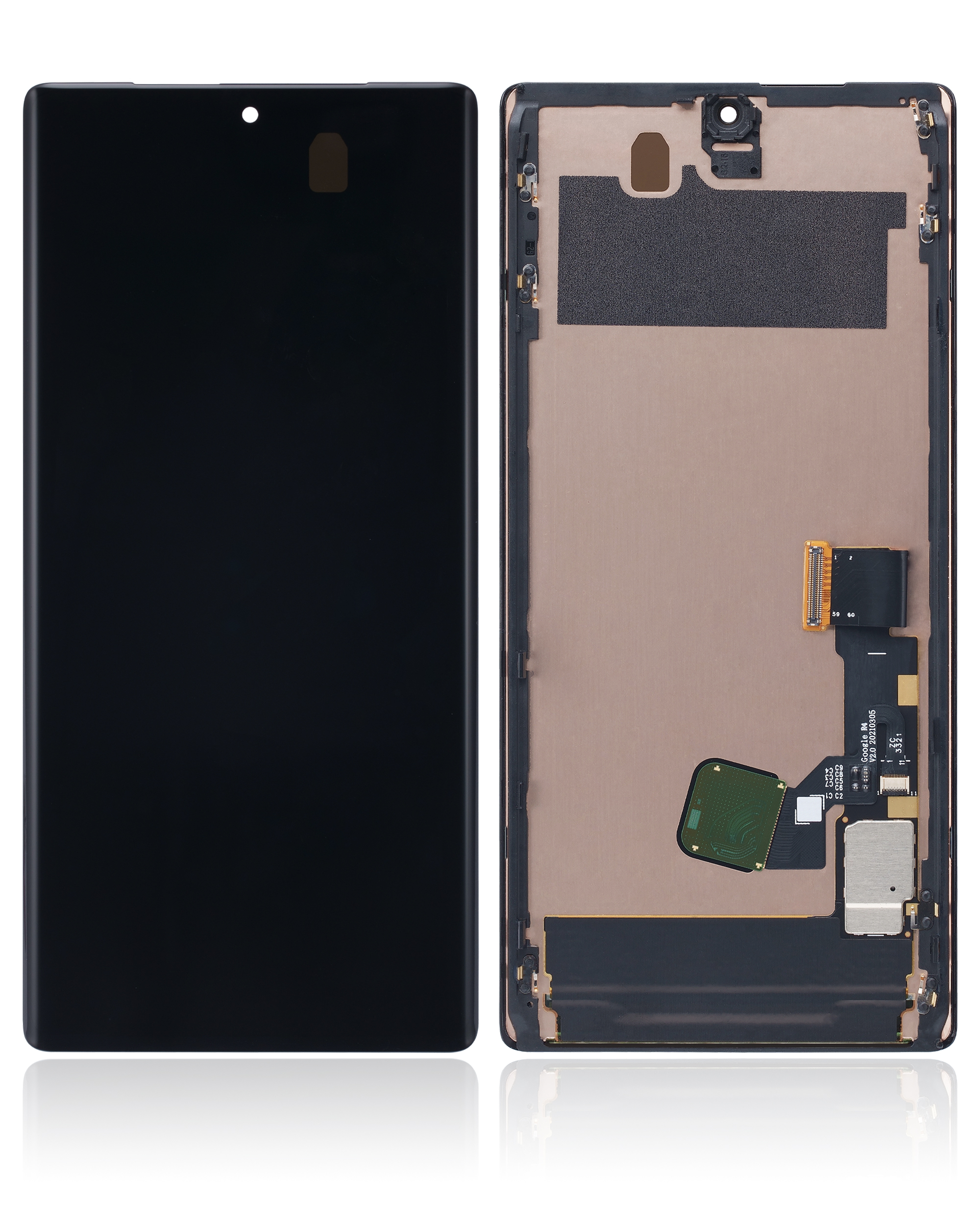 OLED Display mit Rahmen (mit Fingerprint Sensor) für Google Pixel 6 Pro (professionell aufgearbeitet) – Bild 2