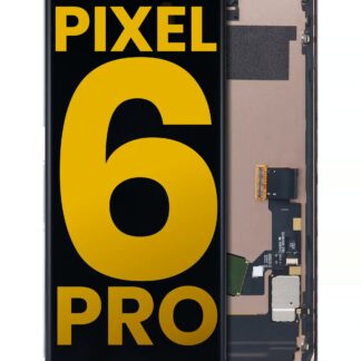 OLED Display mit Rahmen (mit Fingerprint Sensor) für Google Pixel 6 Pro (professionell aufgearbeitet)
